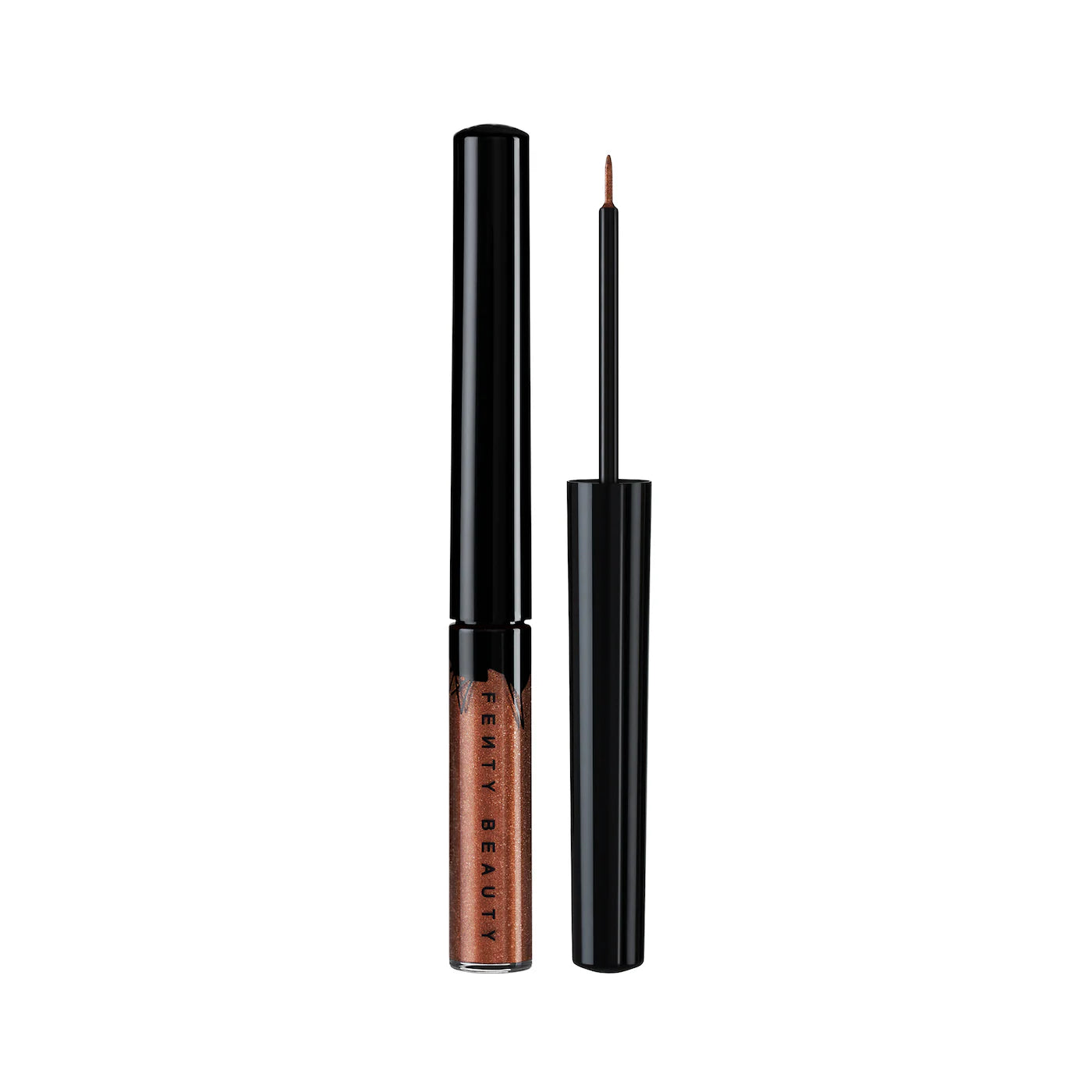 Fenty Beauty by Rihanna Glossy Shimmer Liquid Eyeliner - 2 Long-Lasting Metallic Shades (New in Box) | Perfect for Night Out & Special Occasion Makeup