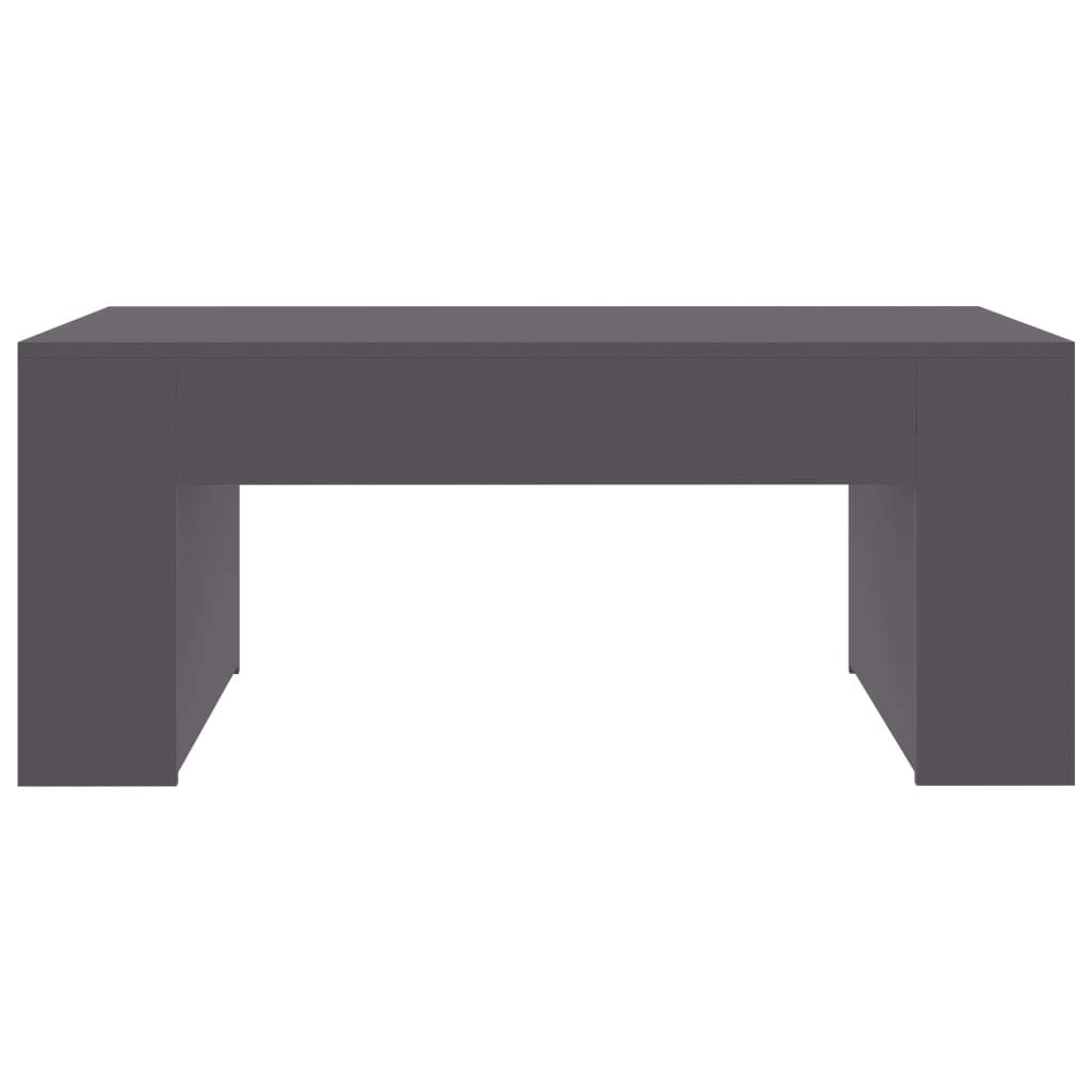Multifunctional Coffee Table with Storage - Modern End Table for Living Room, Sofa & Couch - Sturdy Chipboard Home Furniture in Gray - Perfect for TV Room, Bedroom & Small Spaces