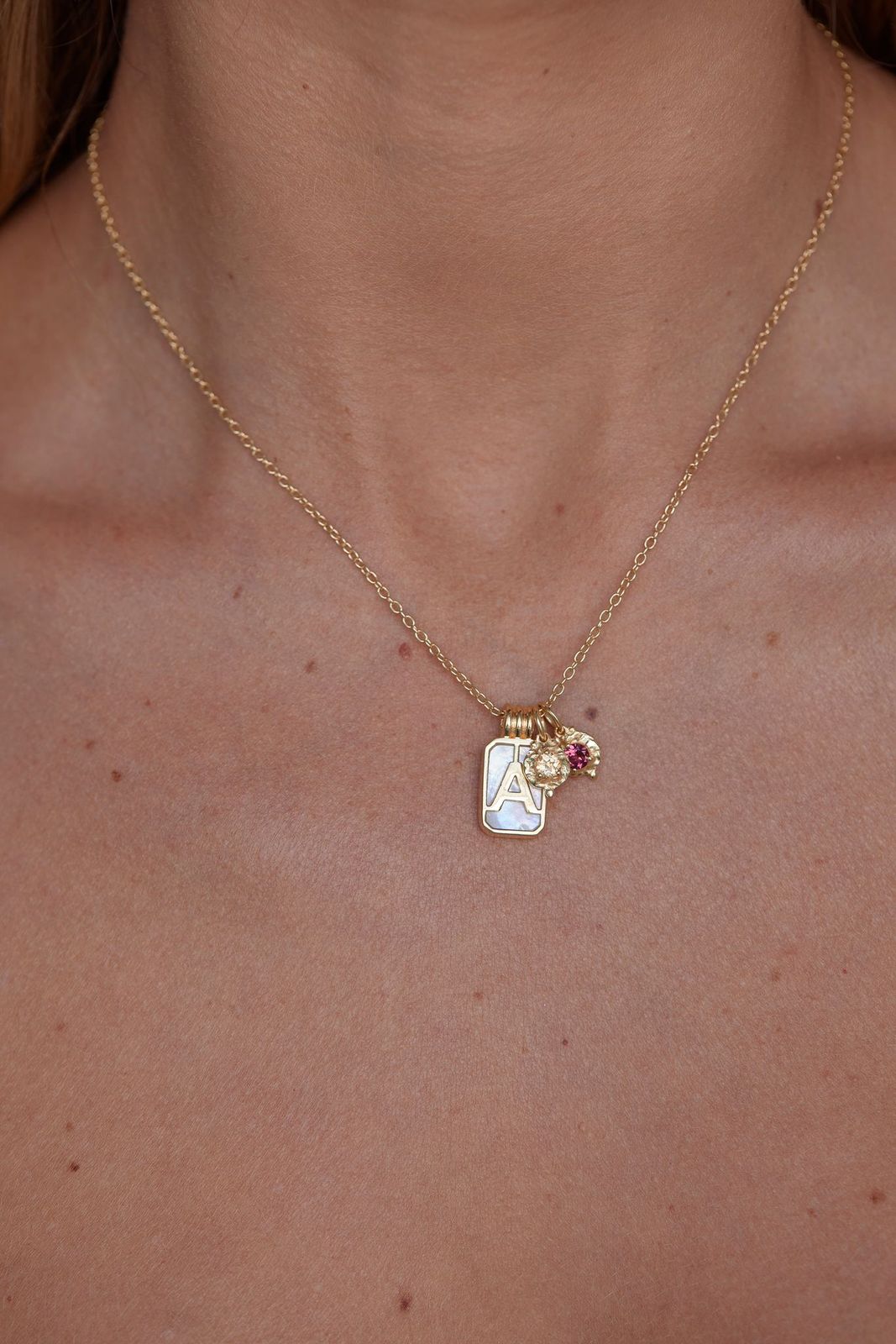 April Birthstone Necklace - Genuine Topaz Pendant in 14K Gold for Women | Perfect Gift for April Birthdays, Mother's Day & Special Occasions