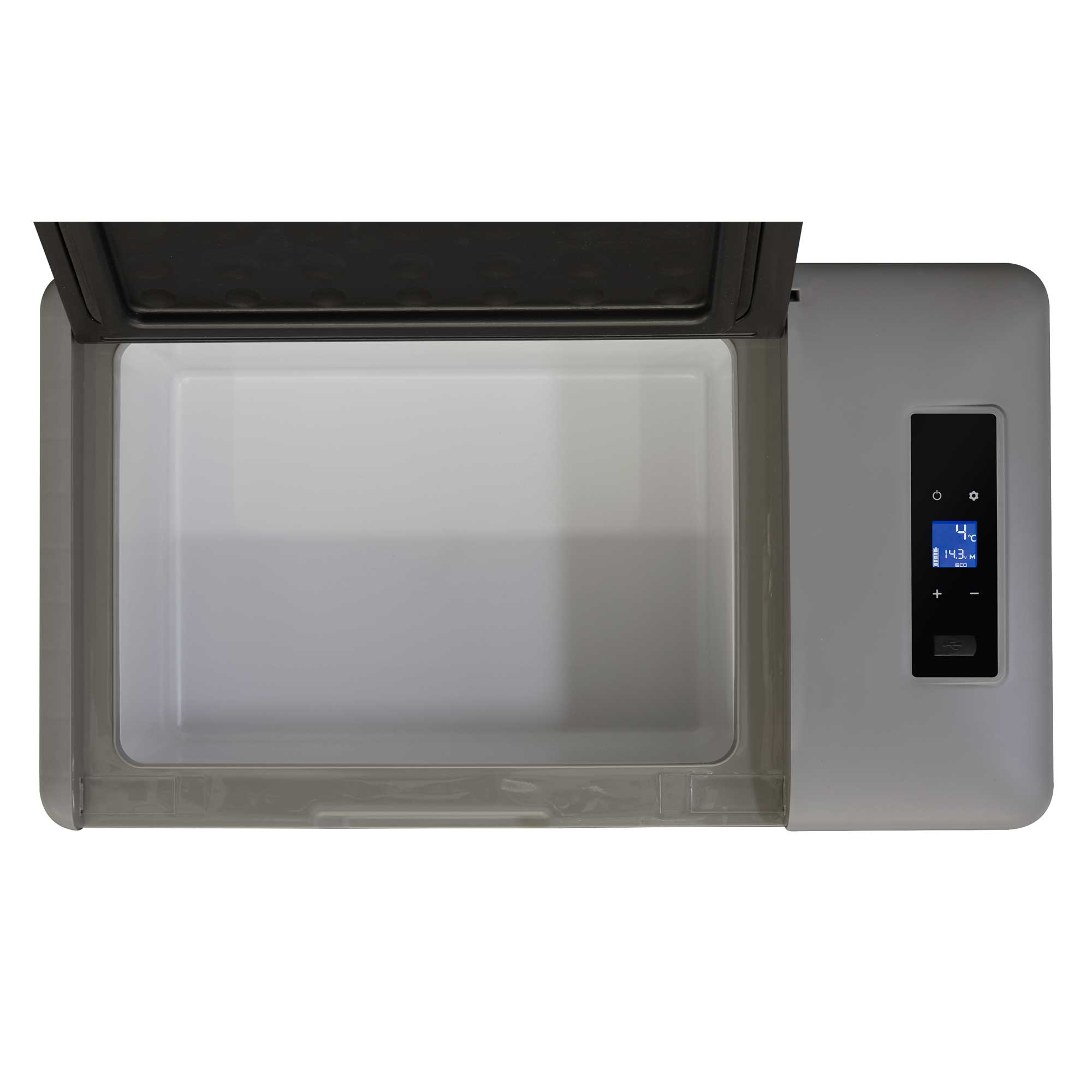 15L Portable Car Fridge Freezer with 12V/24V Compressor - Compact Cooler Box for Road Trips, Camping & Outdoor Adventures
