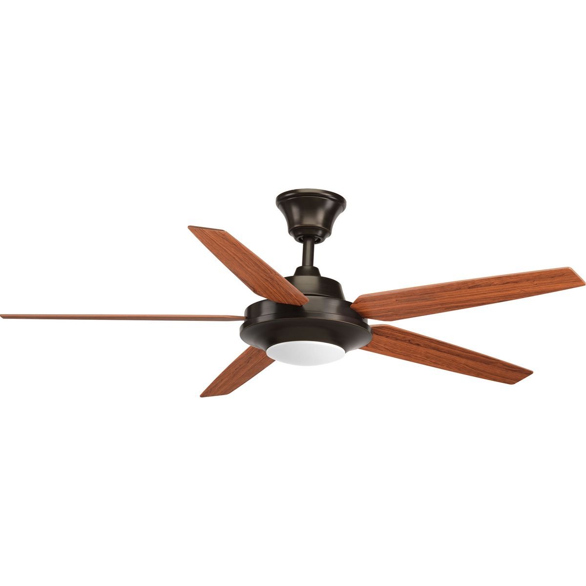 Progress Lighting P2539-2030K AirPro Signature Plus II 5-Blade Bronze Ceiling Fan with Remote Control - Perfect for Bedroom, Living Room & Outdoor Patio Cooling