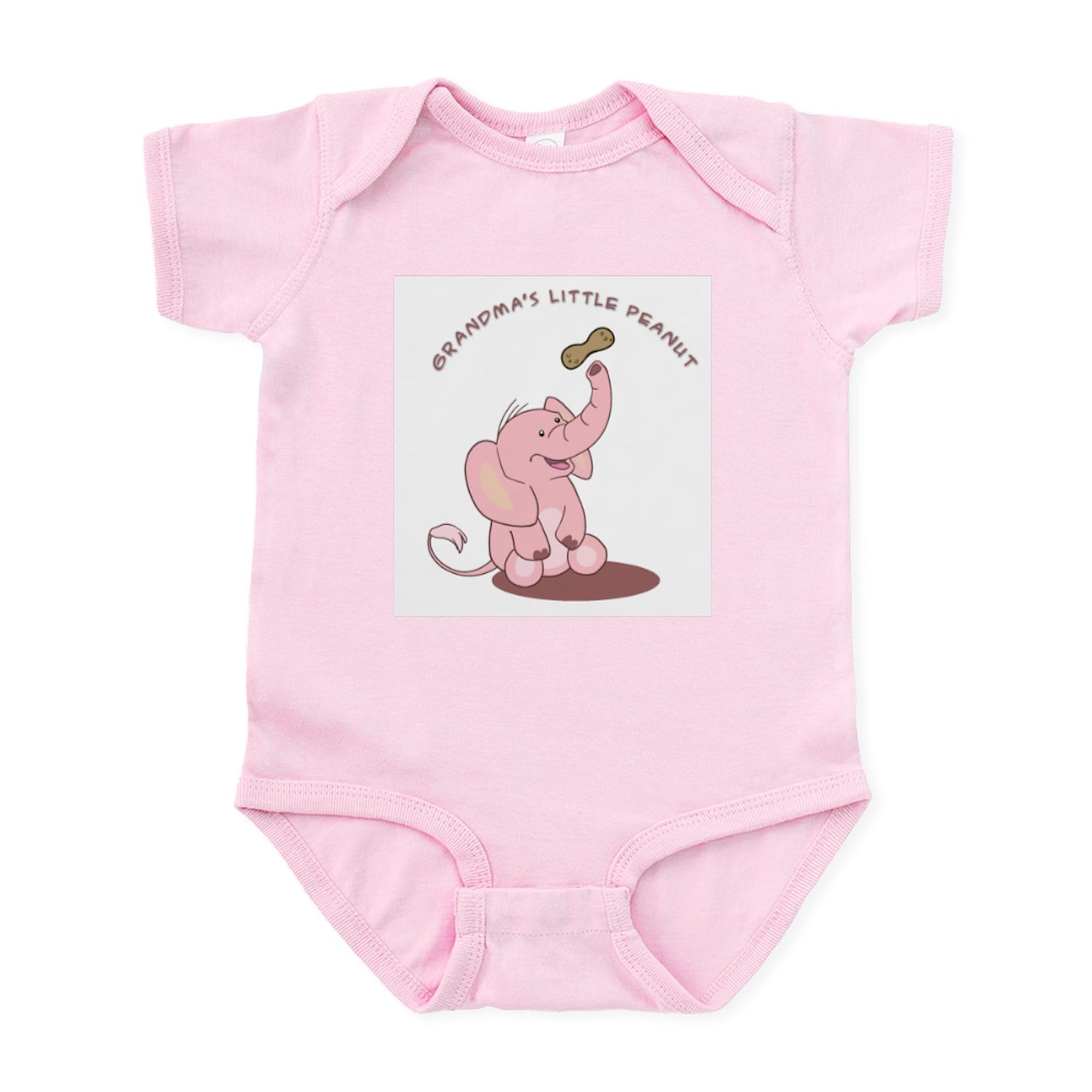 Grandma's Little Peanut Baby Bodysuit - Cute Infant Romper & Onesie for Newborns | Perfect for Family Photos, Holidays & Everyday Wear