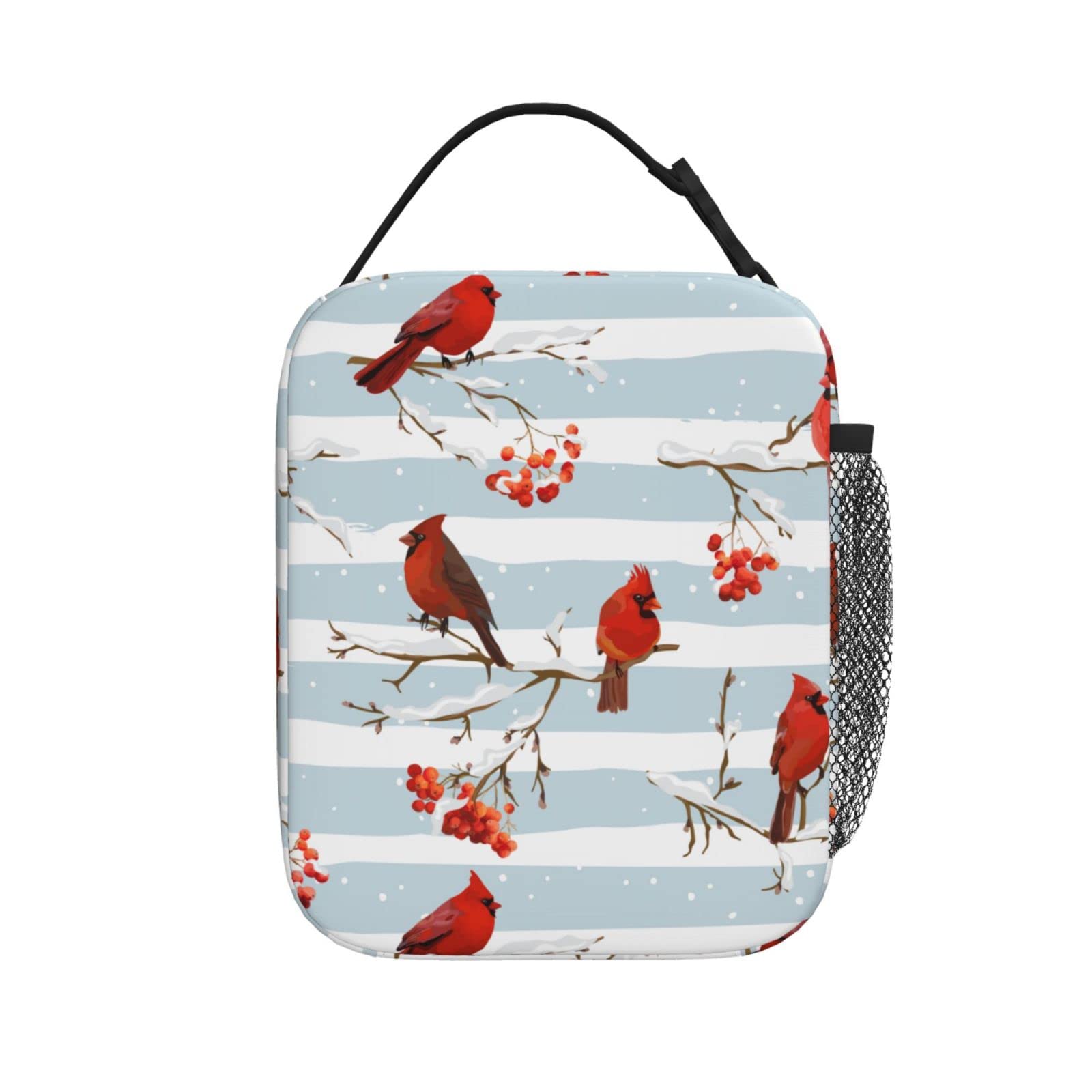 Rowan Berries Insulated Lunch Bag - Reusable Cooler Tote for Women, Men, Girls & Teens - Perfect for School, Work, Picnics & Outdoor Activities