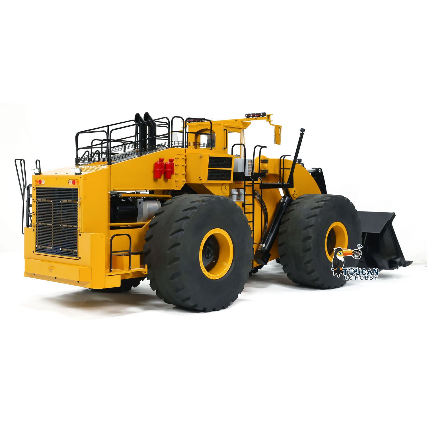 1/14 Scale TOUCAN L2350 RC Hydraulic Loader - Heavy Duty RTR Radio Control Construction Vehicle with ESC, Servo Motor & Smoking Unit - Perfect for Construction Site Play, RC Hobbyists & Collectors