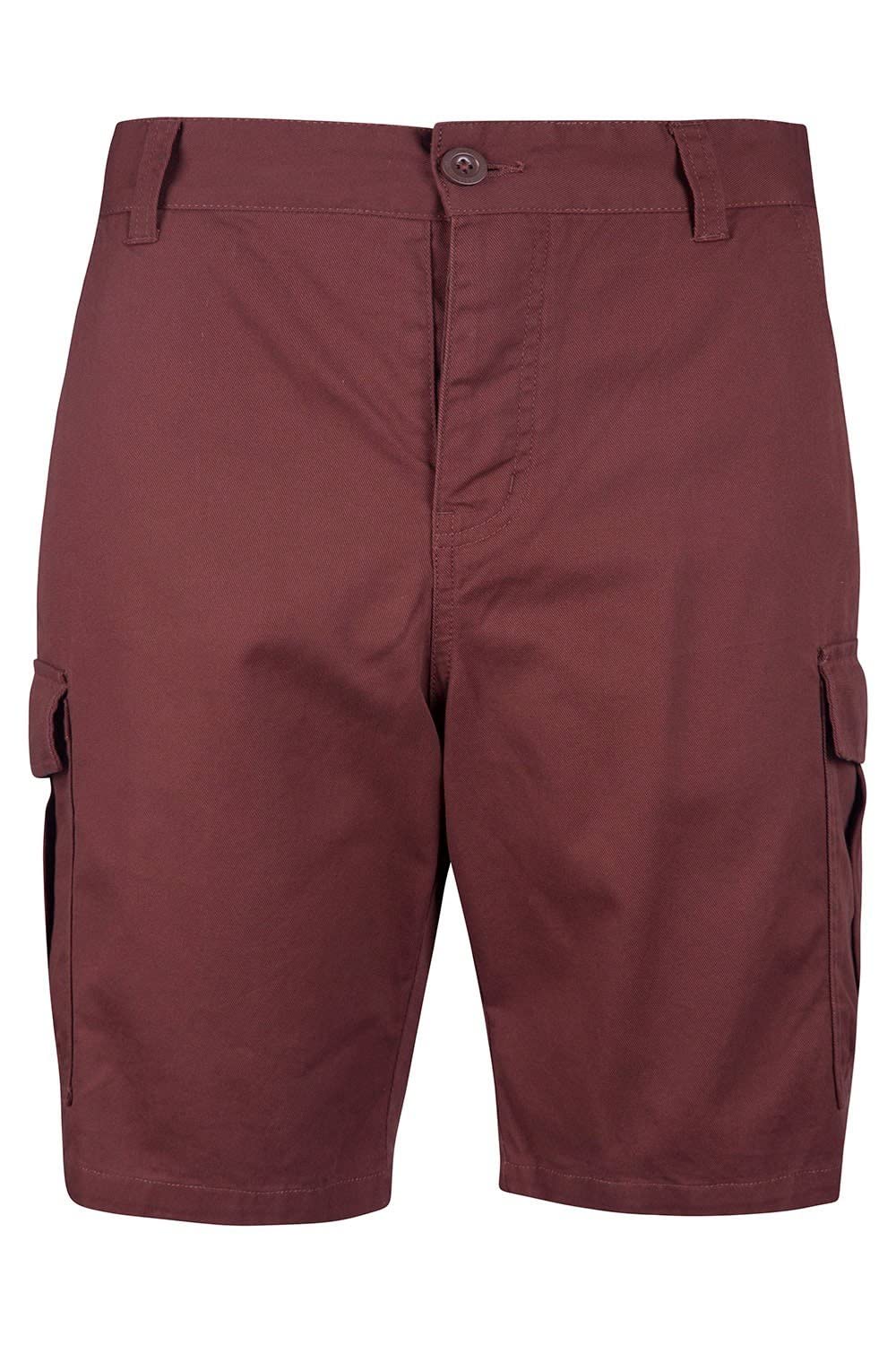 Mountain Warehouse Men's Twill Cotton Cargo Shorts - Comfortable Outdoor Hiking & Casual Wear for Summer Adventures
