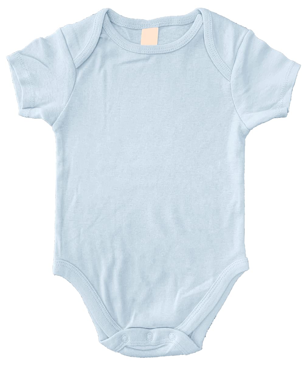 Custom Printed Baby Short Sleeve Bodysuits - Ultra Soft 100% Cotton Onesies for Boys & Girls - Personalized Name/Text - Perfect for Birthday, Photo Shoots & Everyday Wear
