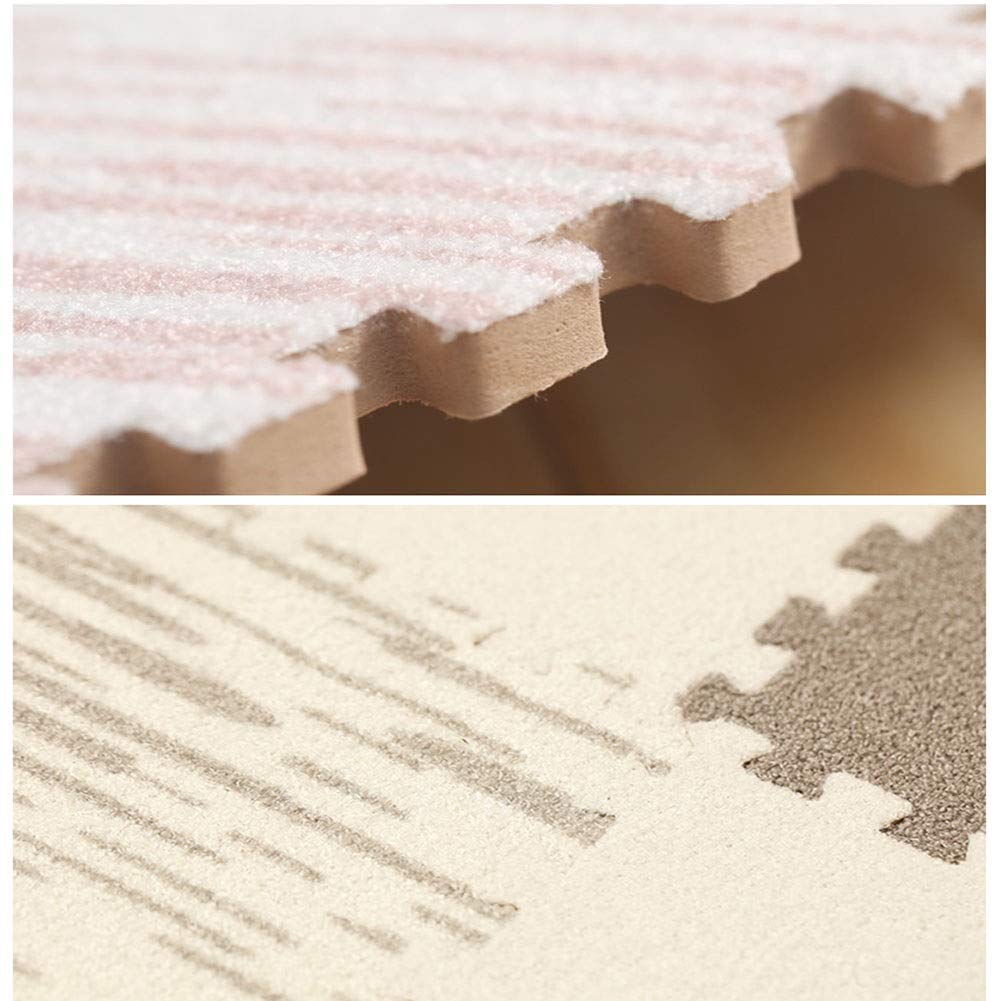 ALGFree Interlocking Carpet Tiles - Waterproof Foam Puzzle Floor Mat for Living Room, Gaming Room, Playroom - Cold Protection & Durable - 16 Pack (60x60x1cm) - Multiple Colors - Perfect for Home, Office & Kids Play Area