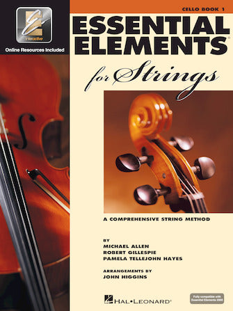 Essential Elements for Strings - Cello Book 1 with EEi: Comprehensive Beginner Cello Method Book with Online Resources - Perfect for Music Lessons, School Orchestras & Home Practice