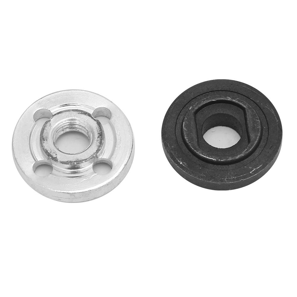 1 Pair Electrical Angle Grinder Replacement Inner & Outer Flange Set (F3) - Compatible with Dewalt, Milwaukee & Bosch - Perfect for Metal Cutting, Grinding & Polishing Projects