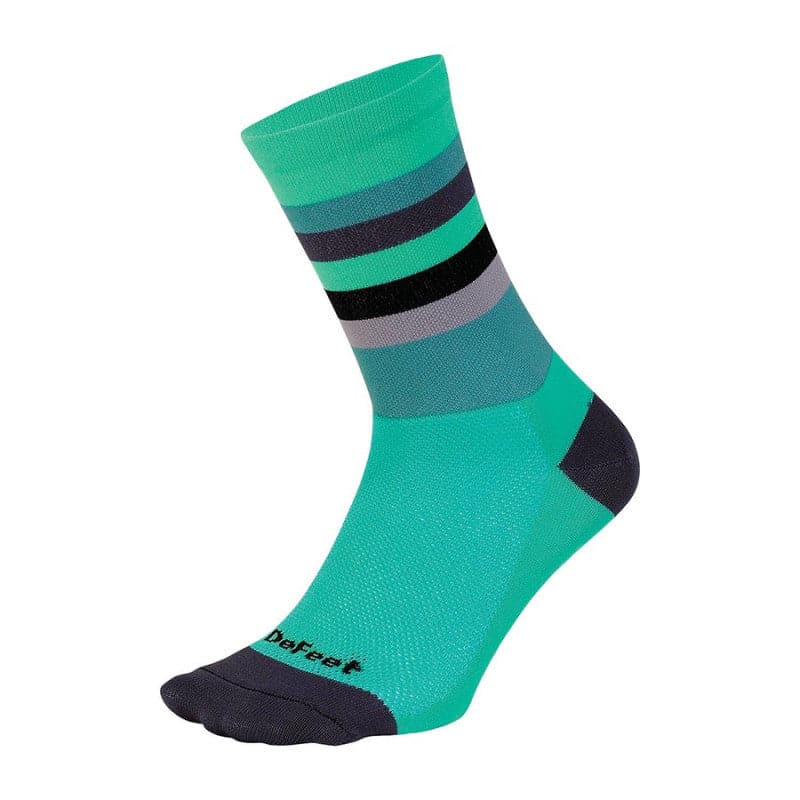 DeFeet Aireator 6'' Cycling Socks - Moisture-Wicking & Breathable for Men & Women - Perfect for Road Biking, Mountain Biking & Indoor Cycling Workouts