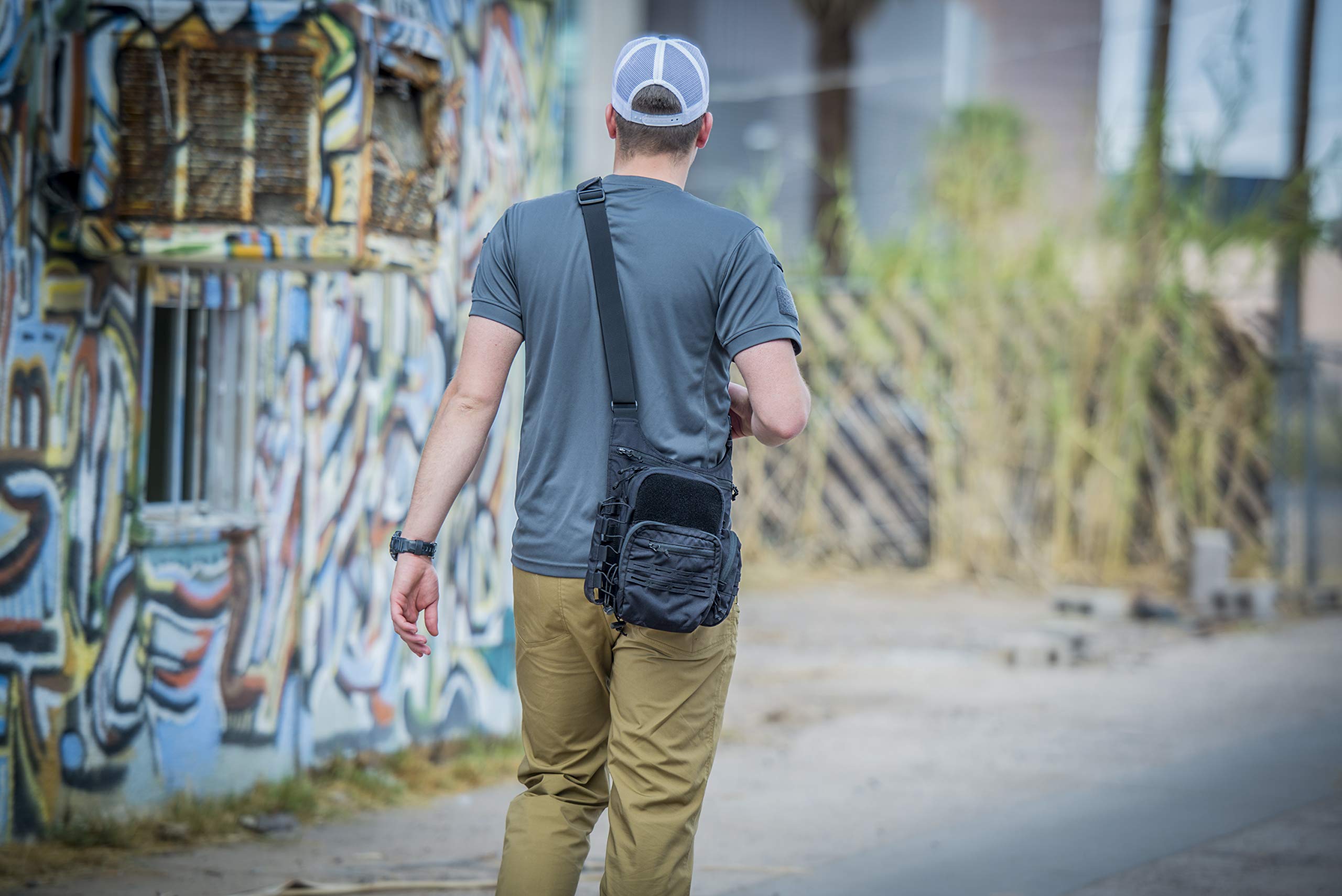 Helikon-Tex Tactical EDC Side Bag - Durable Nylon Crossbody Sling Pack for Men & Women - Perfect for Urban Commuting, Travel & Outdoor Adventures