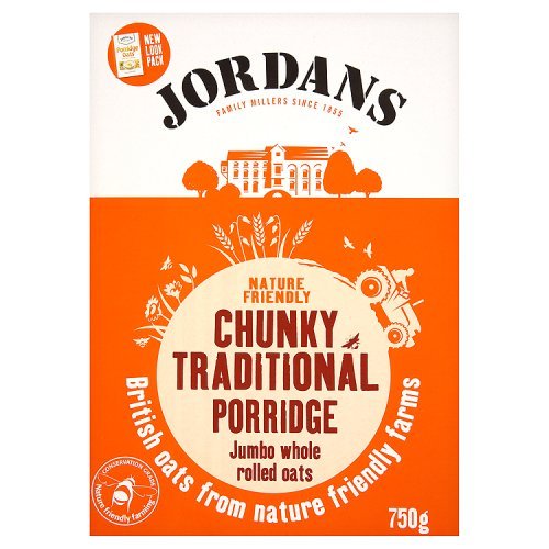 Organic Jordans Porridge Oats - 750g Pack | Whole Grain Rolled Oats for Healthy Breakfast | Perfect for Oatmeal, Baking & Smoothies | USDA Certified, Non-GMO, Gluten-Free
