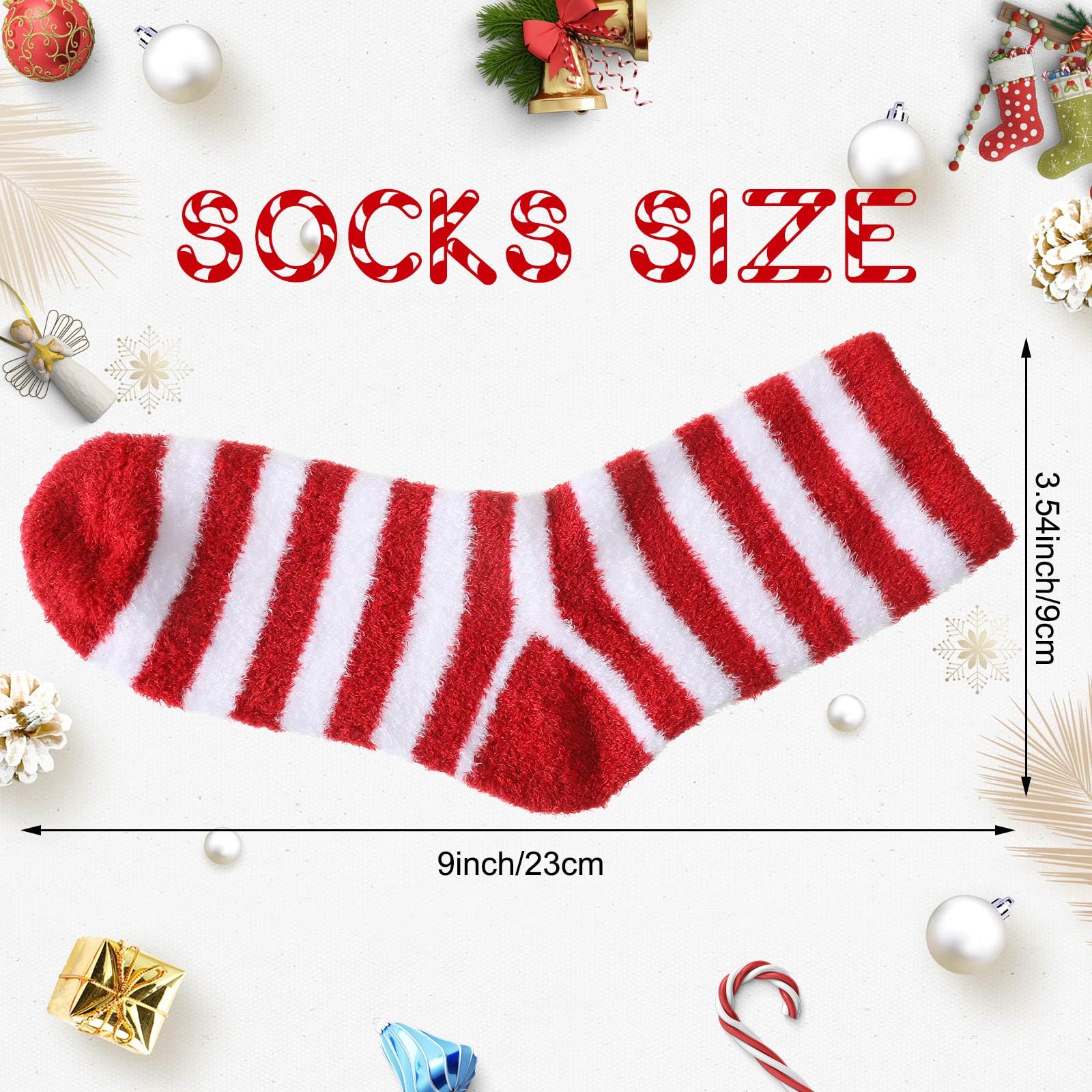 3 Pair Aloe Vera Infused Ultra Moisturizing Christmas Socks - Colorful Fuzzy Holiday Socks for Women & Men - Perfect for Spa, Gift Giving & Winter Comfort