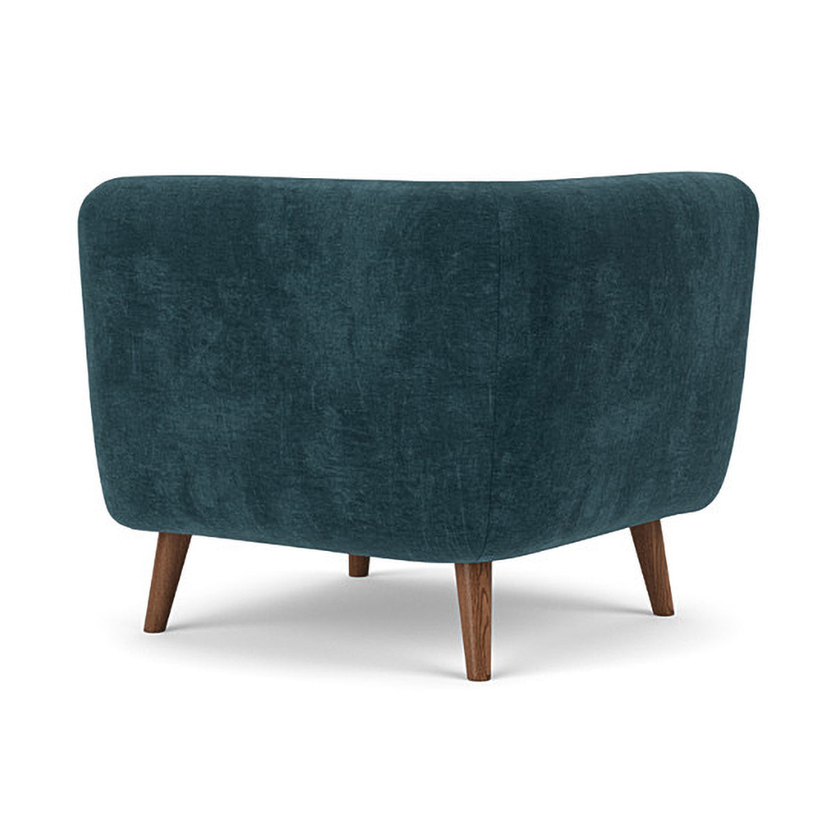 Alfred Fabric Right 1 Seater Modular Sofa - Modern Comfortable Single Chair for Living Room, Bedroom & Small Spaces