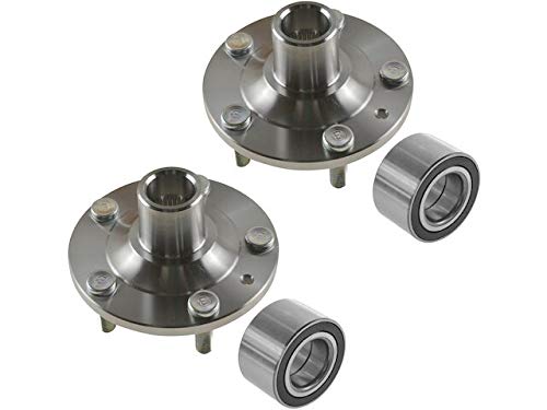 Front Wheel Hub and Bearing Assembly Kit 4-Piece Set for 2006-2012 Ford Fusion – Durable Replacement for Smooth & Quiet Ride – Perfect for DIY Repairs and Professional Mechanics