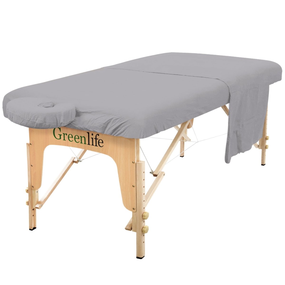 3-Piece Flannel Massage Table Sheet Set - Soft & Durable for Spa, Salon, and Home Massage Therapy Use