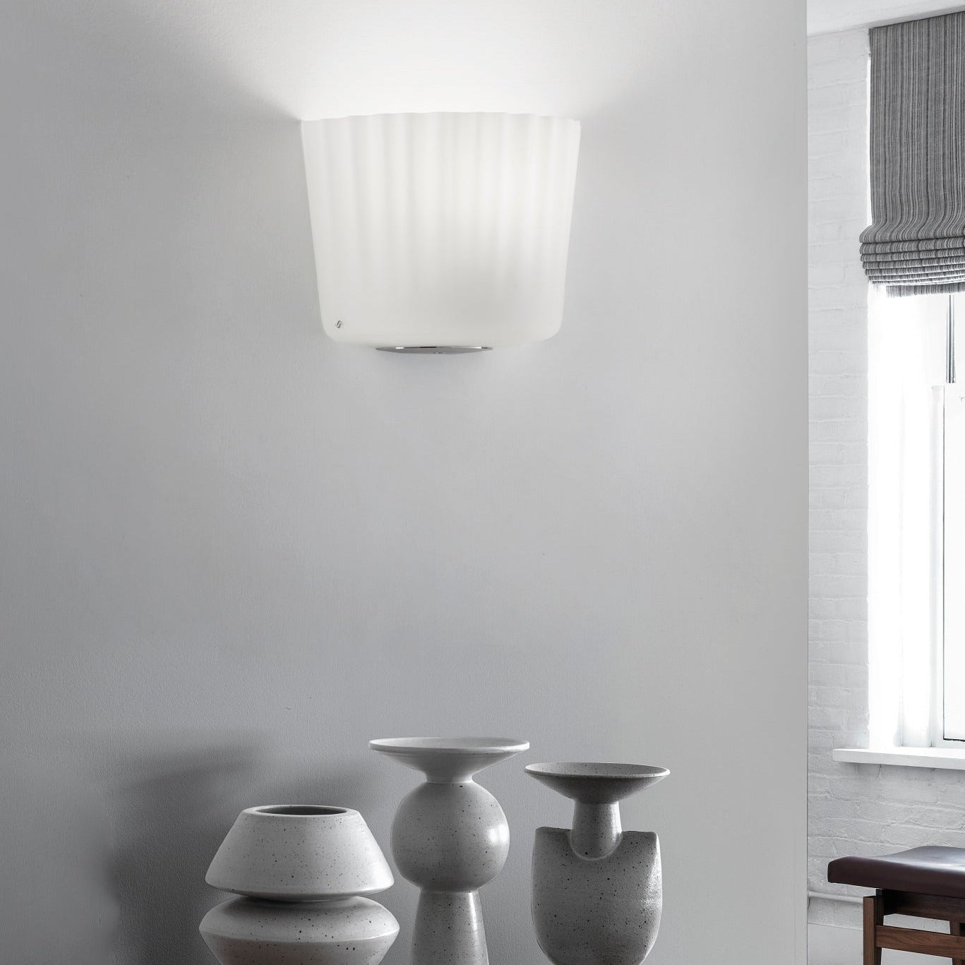 Vistosi Modern Fabric Wall Lamp - Elegant LED Sconce Lighting for Bedroom, Living Room & Hallway Decor