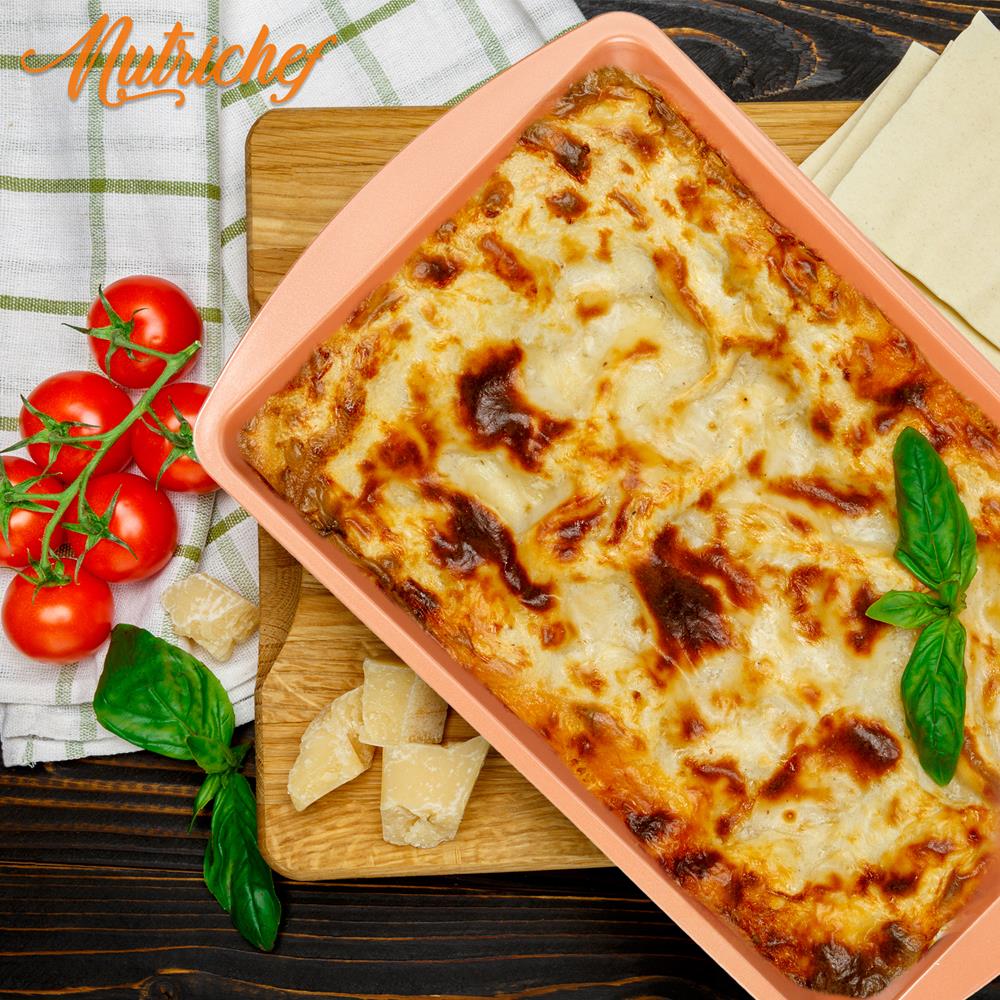 Non-Stick Baking Pan with Lid - 9x13 Inch Rectangular Cake Pan Set for Oven, Perfect for Cakes, Brownies, Lasagna & Meal Prep - Dishwasher Safe & Easy Clean