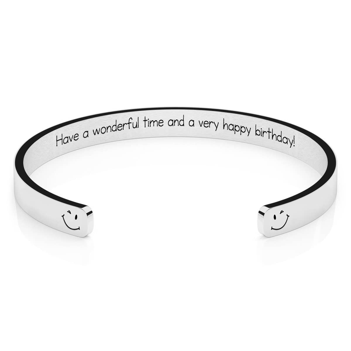 Personalized Inspirational Cuff Bracelets for Women - Custom Mantra Jewelry, Encouragement Gift for Her, Birthday, Friendship (Perfect for Daily Wear, Special Occasions & Meaningful Gifts)