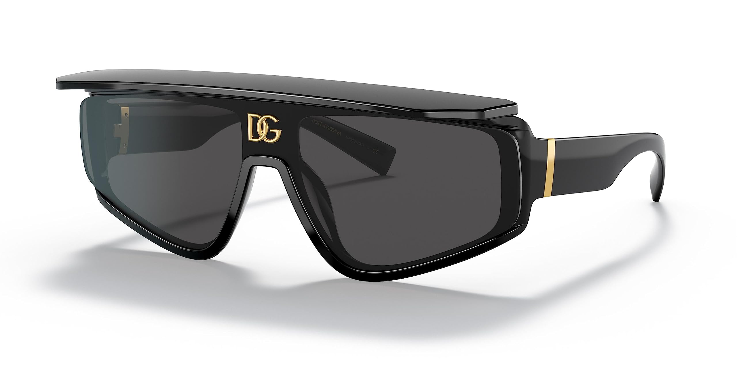 Dolce & Gabbana DG 6177 501/87 Black Sunglasses for Men & Women - UV Protection Luxury Fashion Shades for Beach, Driving & Outdoor Activities