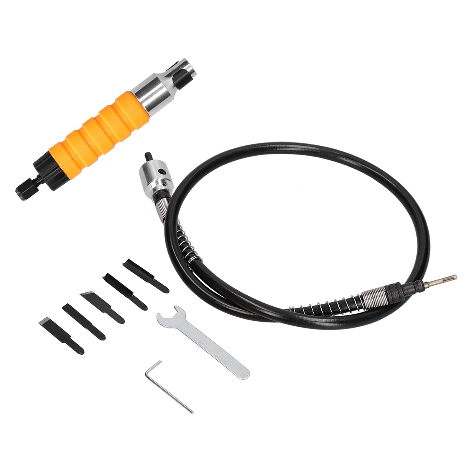 FASJ Electric Wood Chisel - Portable & Safe Electric Carving Tool for Woodworking, DIY Projects, Garden & Home Use | High Efficiency Wood Carving Kit for Artists, Craftsmen & Hobbyists