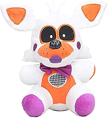 Five Nights at Freddy's Lolbit Plush Toy - 7 Inch Soft Stuffed Doll for Kids & Game Fans - Perfect Gift for Birthday, Halloween & Collectors - Cute Gaming Merchandise for Bedroom Decor & Party Favors