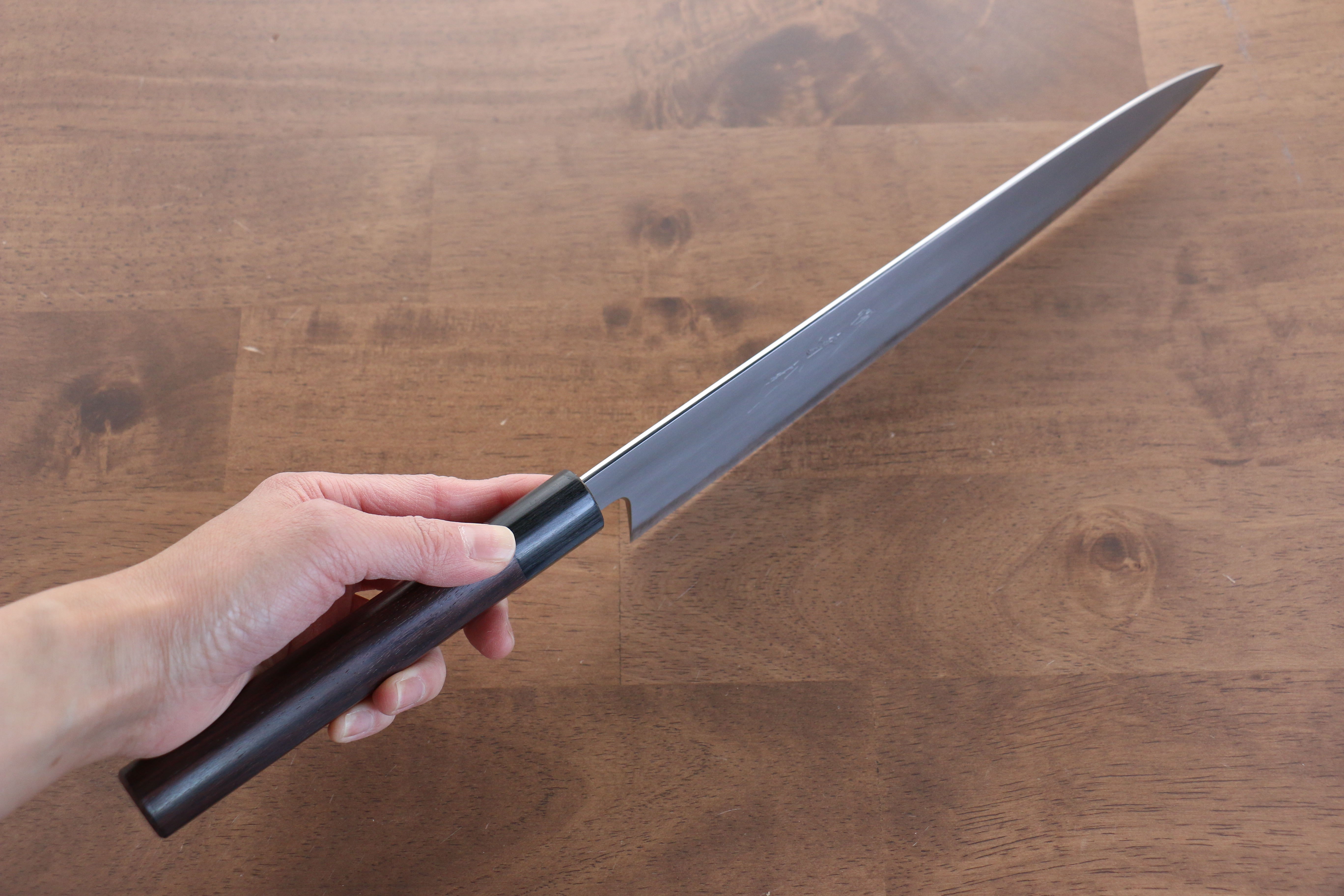 Premium Jikko White Steel No.2 Gyuto Japanese Chef Knife 270mm with Exquisite Shitan Handle - Perfect for Sushi, Sashimi & Meat Cutting