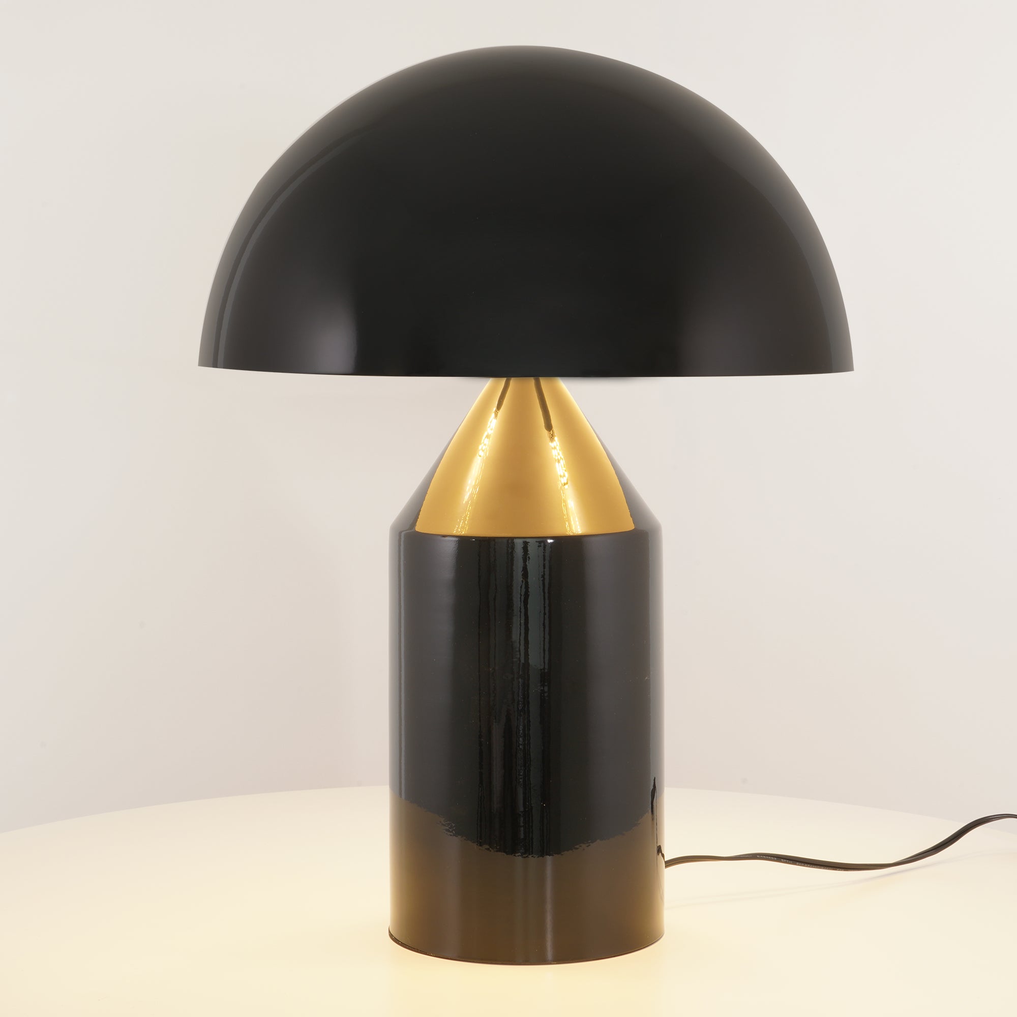 Atollo Modern Metal Table Lamp - Minimalist Design for Living Room, Bedroom & Office - Dimmable LED Desk Light for Home Decor & Workspace Lighting