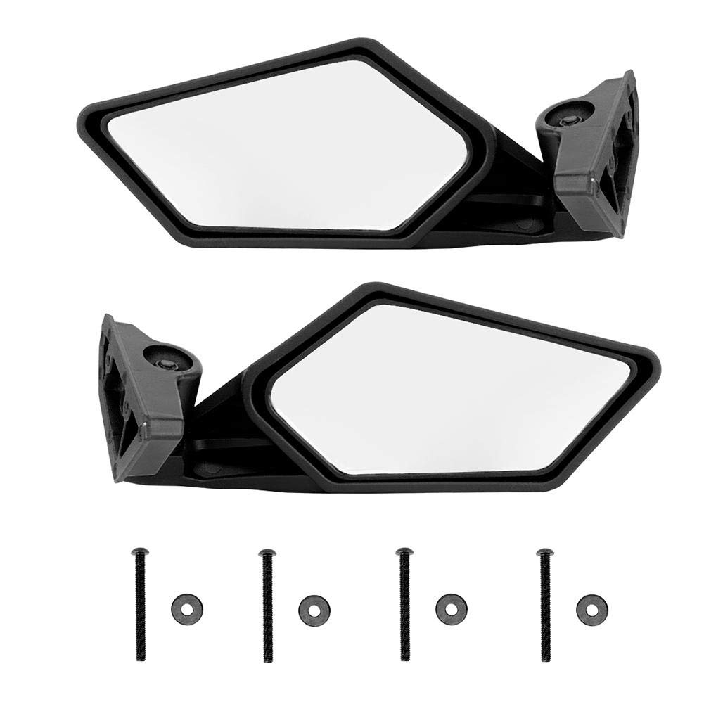 UTV Rearview Side Mirror - Shock Proof Adjustable Side Mirrors for Can-Am Maverick X3 (2017-2018) | Off-Road Accessories for Enhanced Safety & Visibility