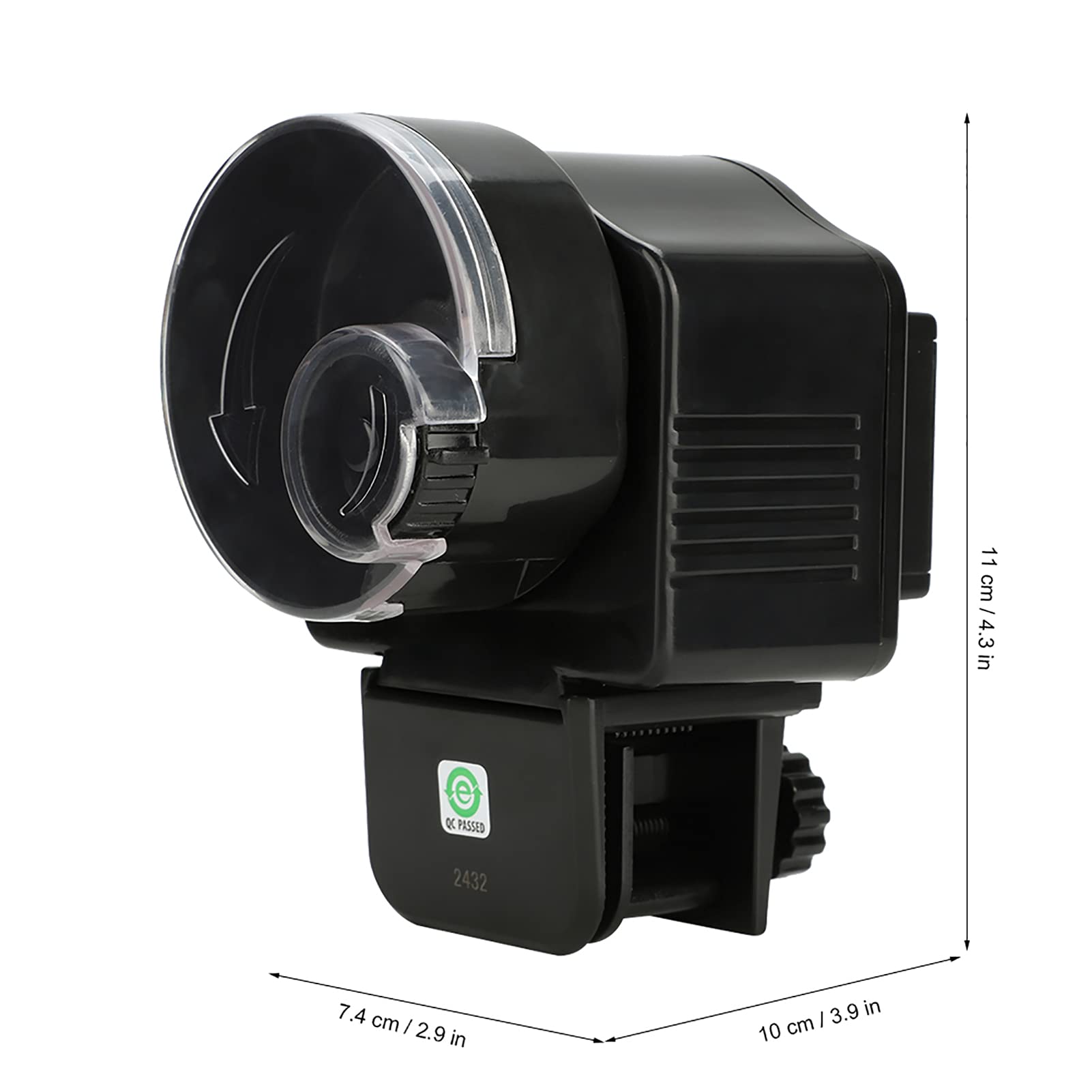 TOPINCN Automatic Fish Feeder - Digital Aquarium Auto Timer Food Dispenser for Fish Tanks | Perfect for Vacation & Daily Feeding
