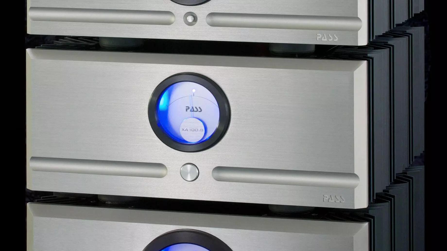 Pass Labs XA100.8 Monoblock Power Amplifier (Pair) - High-End Audio System for Home Theater & Audiophile Listening Rooms