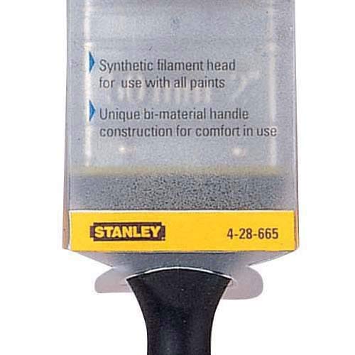 Stanley 37mm Dynagrip Synthetic Paint Brush - Professional Quality for Smooth, Even Coverage - Perfect for Interior Walls, Furniture, and DIY Home Projects