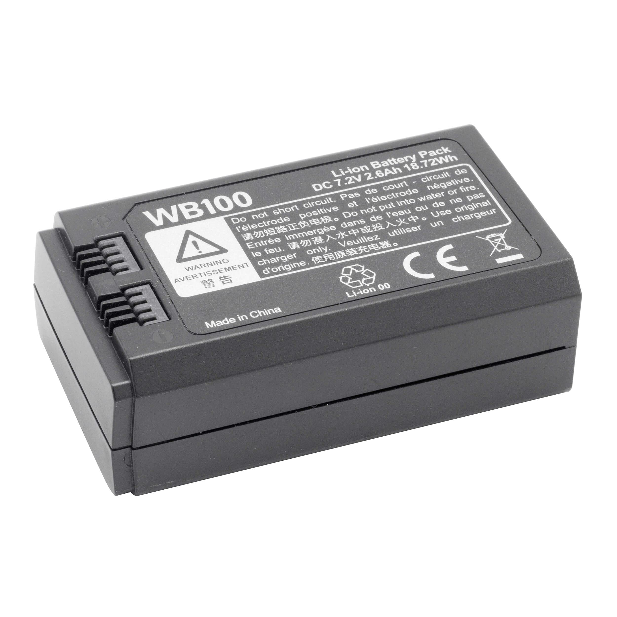 Pixapro 7.2V CITI100 Pro & MF-R76 V-Mount Battery for Godox WB100 - Smart Li-ion Rechargeable Camera Battery with Charger | Compatible with DSLR, Mirrorless Cameras, Video Lights & Studio Equipment