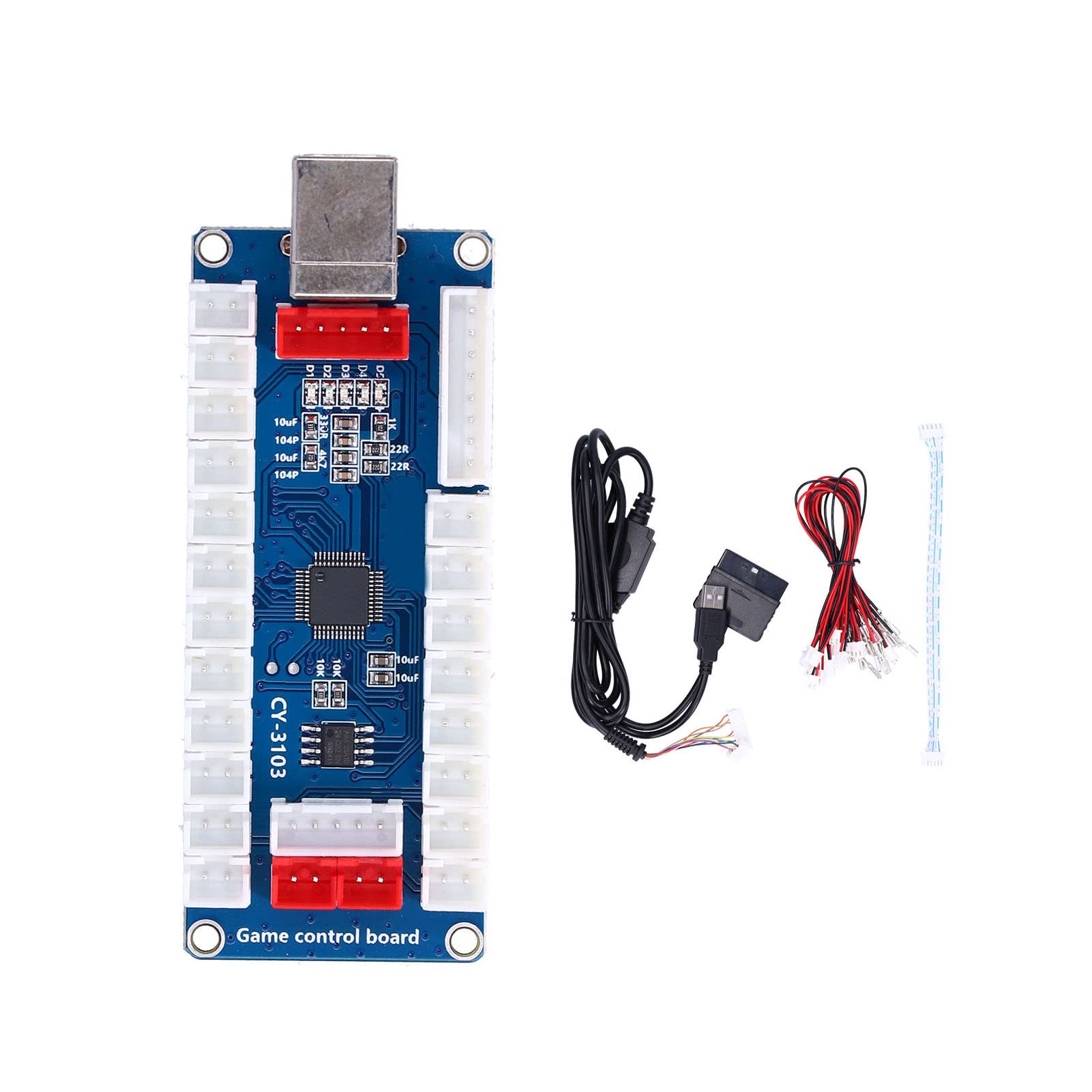 Zero Delay USB Encoder Kit for PC, Raspberry Pi, Android - DIY Gaming Controller for Arcade & Retro Gaming