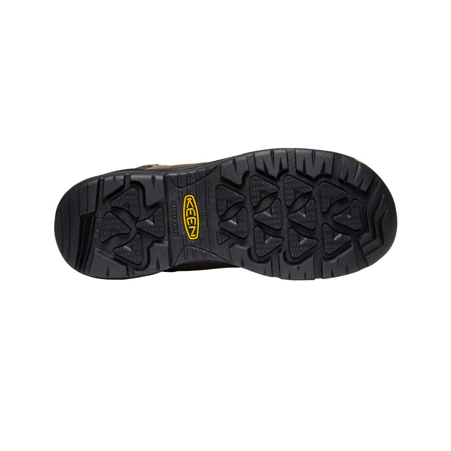 Men's Portland 6 Waterproof Work Boot with Carbon Toe - Dark Earth/Black - Ideal for Construction, Hiking & Outdoor Activities