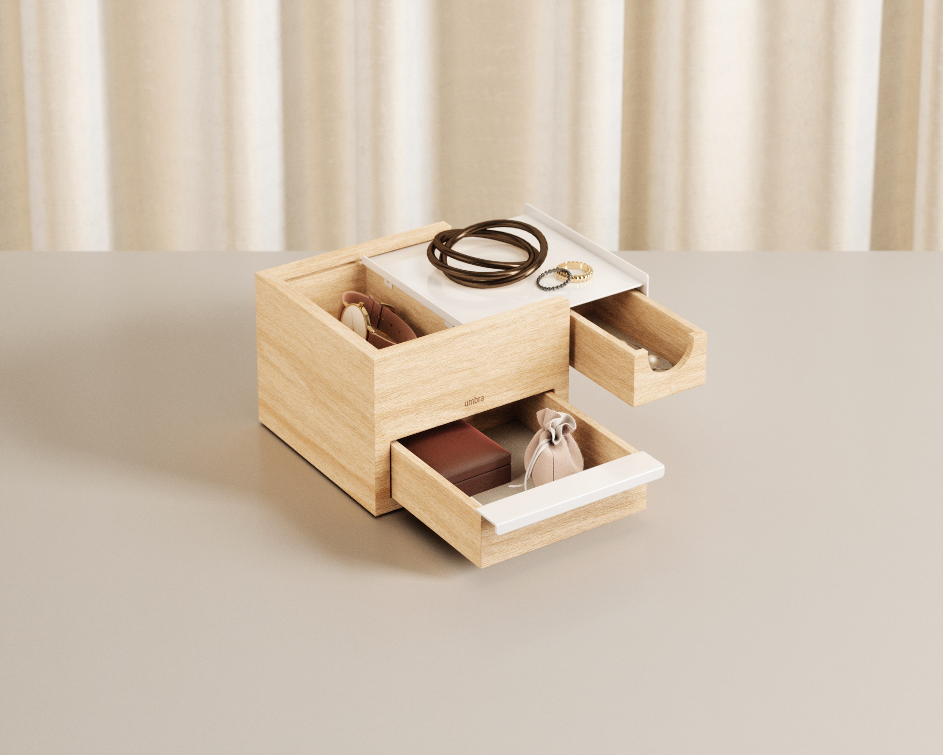 Stowit Mini Storage Box - Compact Organizer for Jewelry, Office Supplies & Crafts | Portable Travel Case for Home, Office & On-the-Go Organization