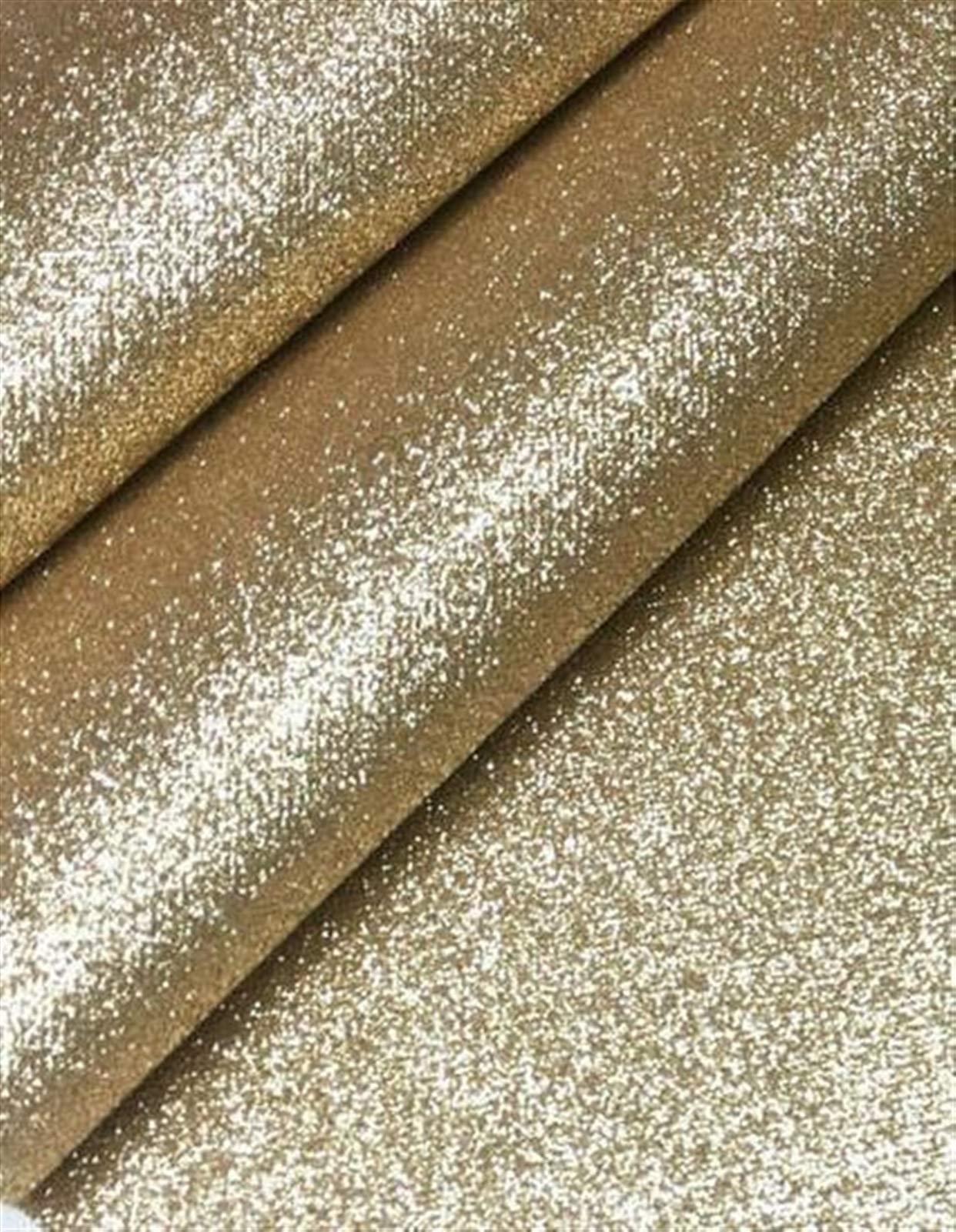 Kengbi Self-Adhesive Glitter Wallpaper Roll - Easy Peel & Stick, Durable Bling Decor for Walls, Craft, Wedding (Champagne, 45cm x 5m) - Perfect for Bedroom, Living Room & DIY Home Decoration