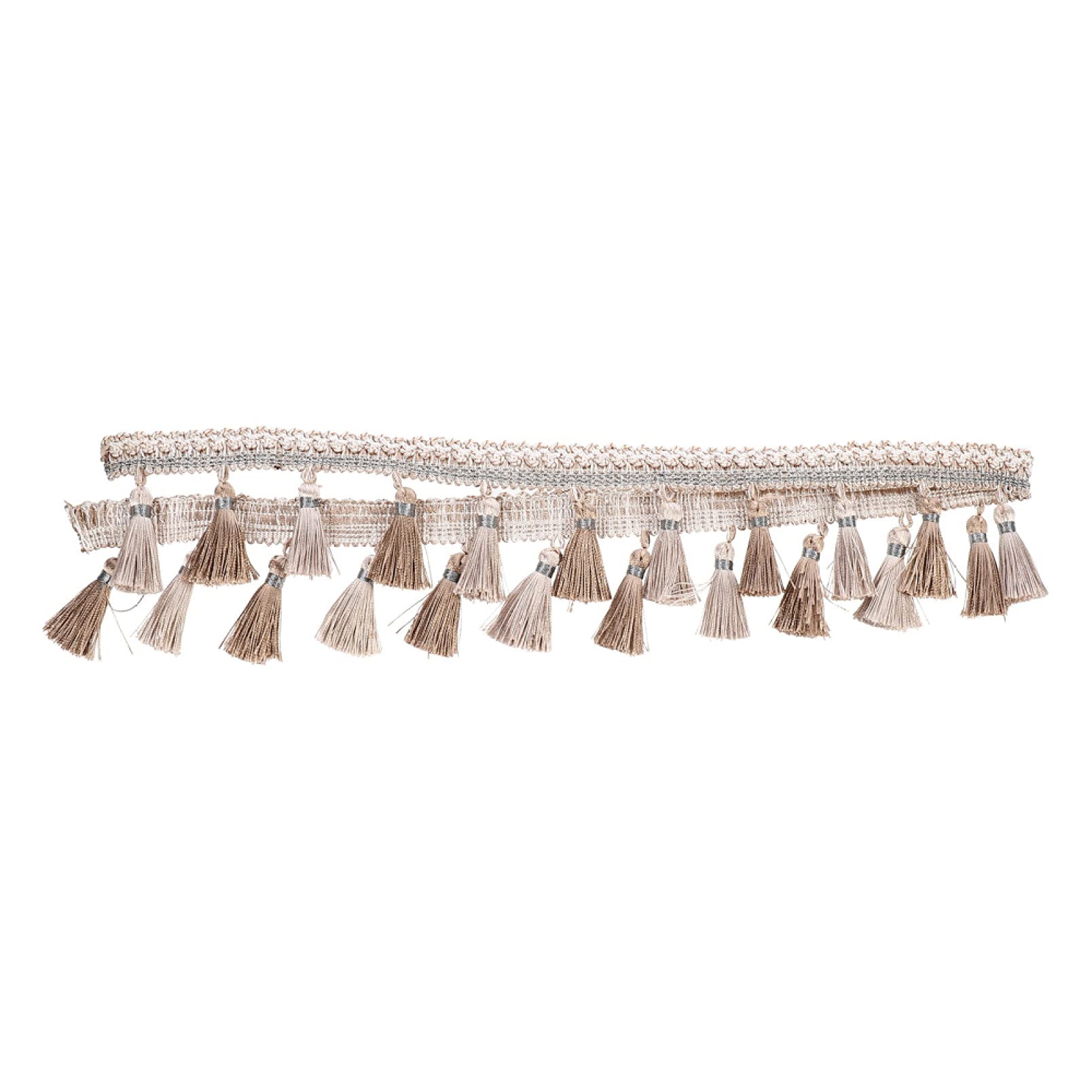 Elegant Tassel Fringe Trim for Curtains, Clothing & DIY Home Decor - Fashionable Lace Webbing for Drapes, Dresses & Craft Projects