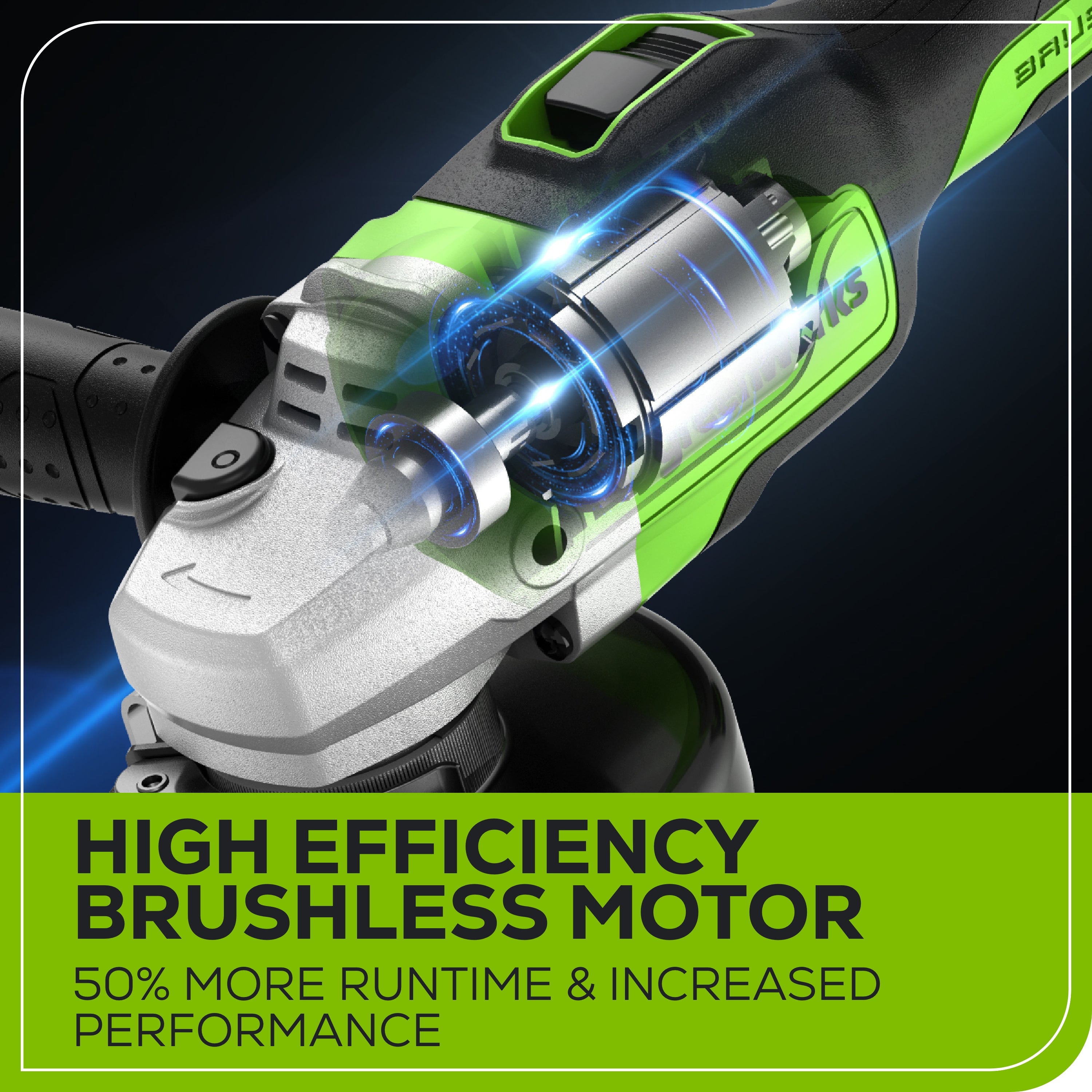 24V Cordless Angle Grinder with 4.0Ah Lithium Battery & Fast Charger - Powerful Cutting, Grinding & Polishing Tool for Metal, Wood & DIY Projects