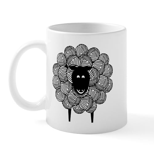 White - Yarny Sheep Mug