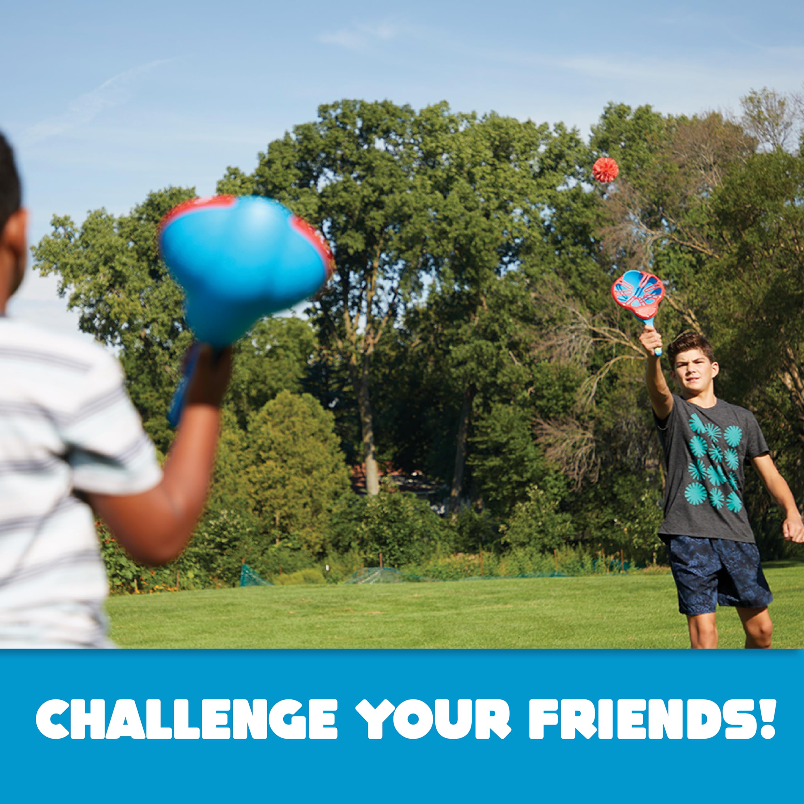Koosh Flix Stix Outdoor Lacrosse Toy Set for Kids & Adults - Fun Beach & Backyard Game with Ball - Screen-Free Family Play for Ages 6+ - Perfect for Picnics, Parties & Outdoor Activities