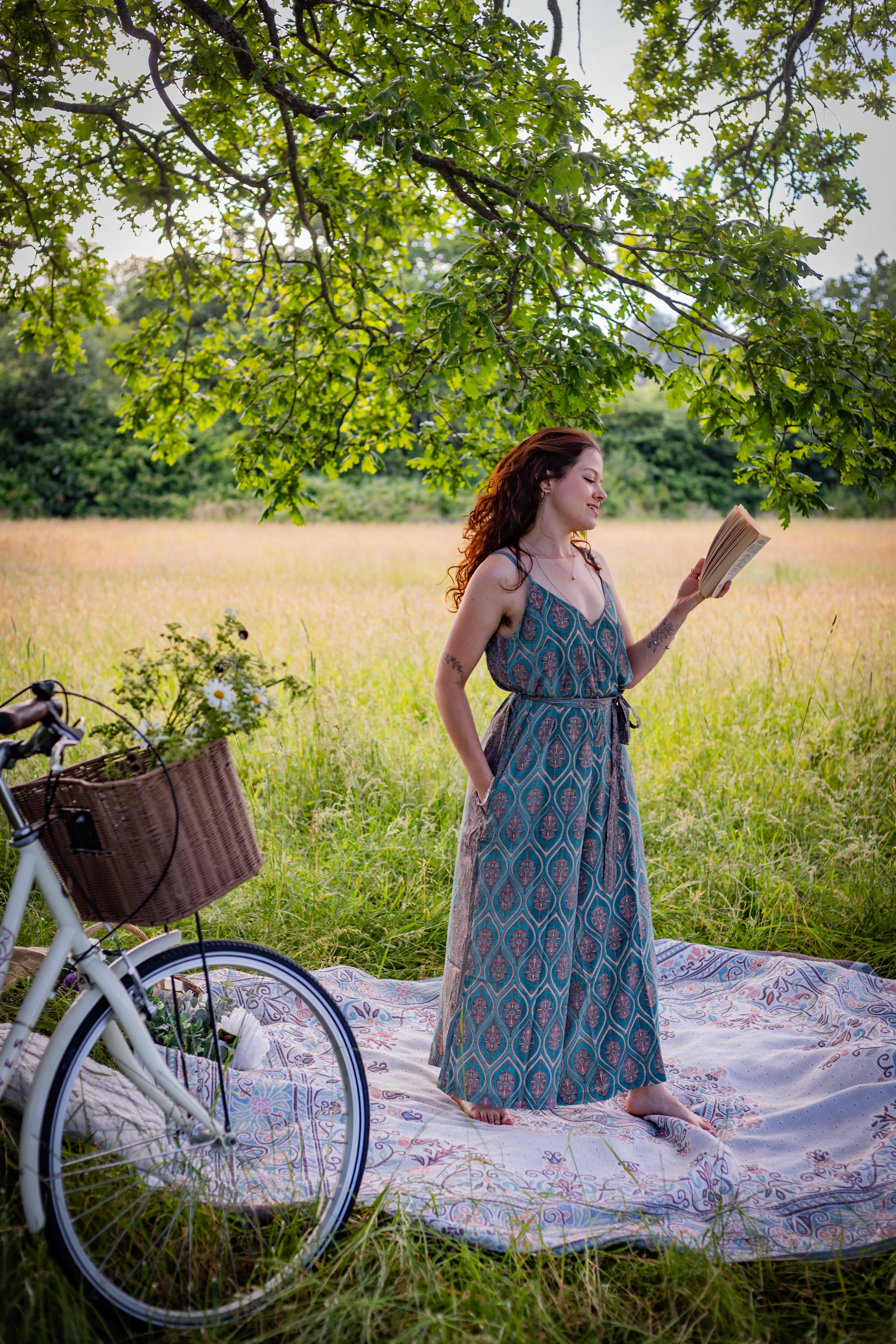 Eco-Friendly Recycled Sari Jumpsuit - One Size Fits All | Perfect for Boho Fashion, Beach Wear & Sustainable Outfits