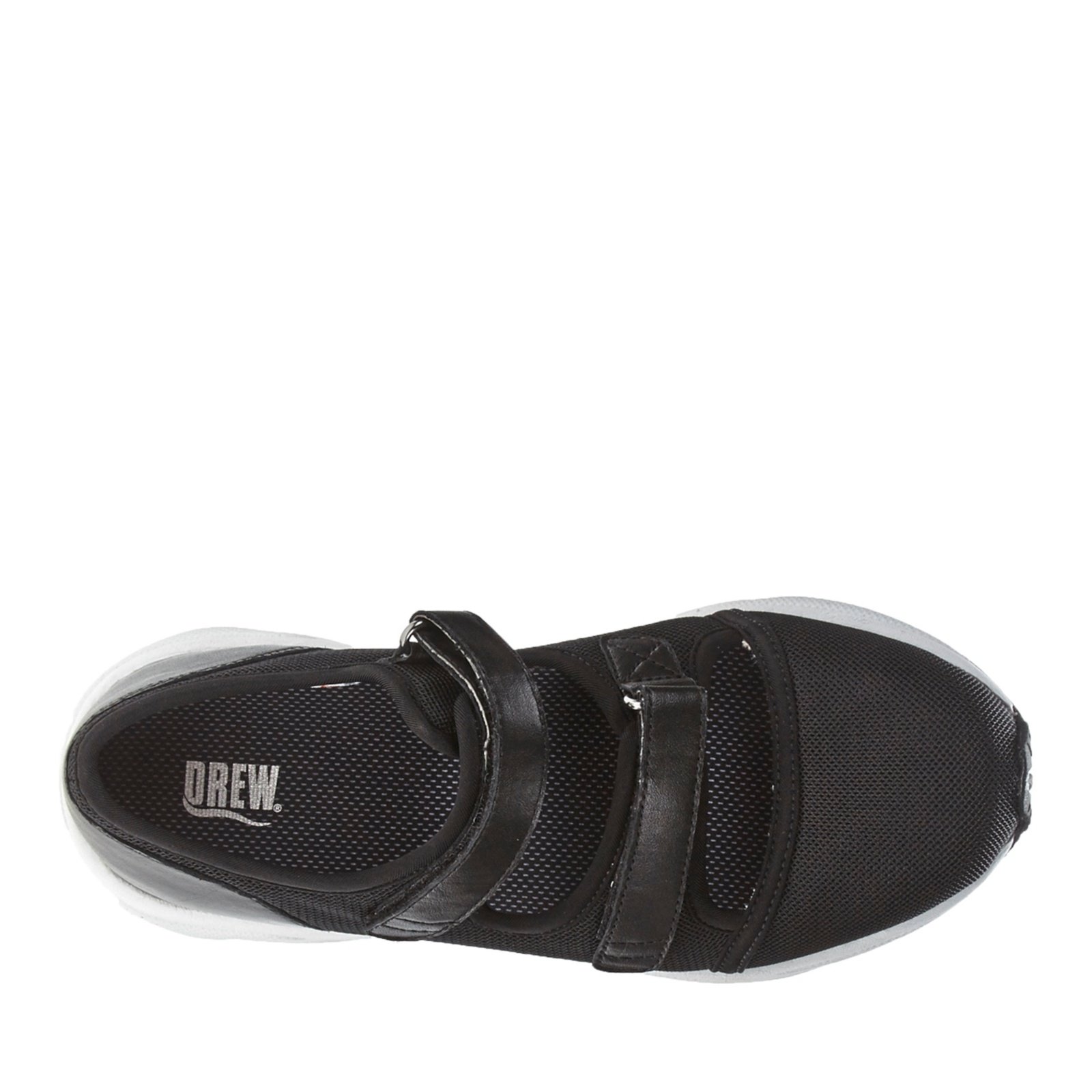 Drew Women's Solo Adjustable Strap Walking Shoes - Extra Depth for All-Day Comfort - Orthopedic Support for Flat Feet & Plantar Fasciitis - Perfect for Nurses, Teachers & Healthcare Workers
