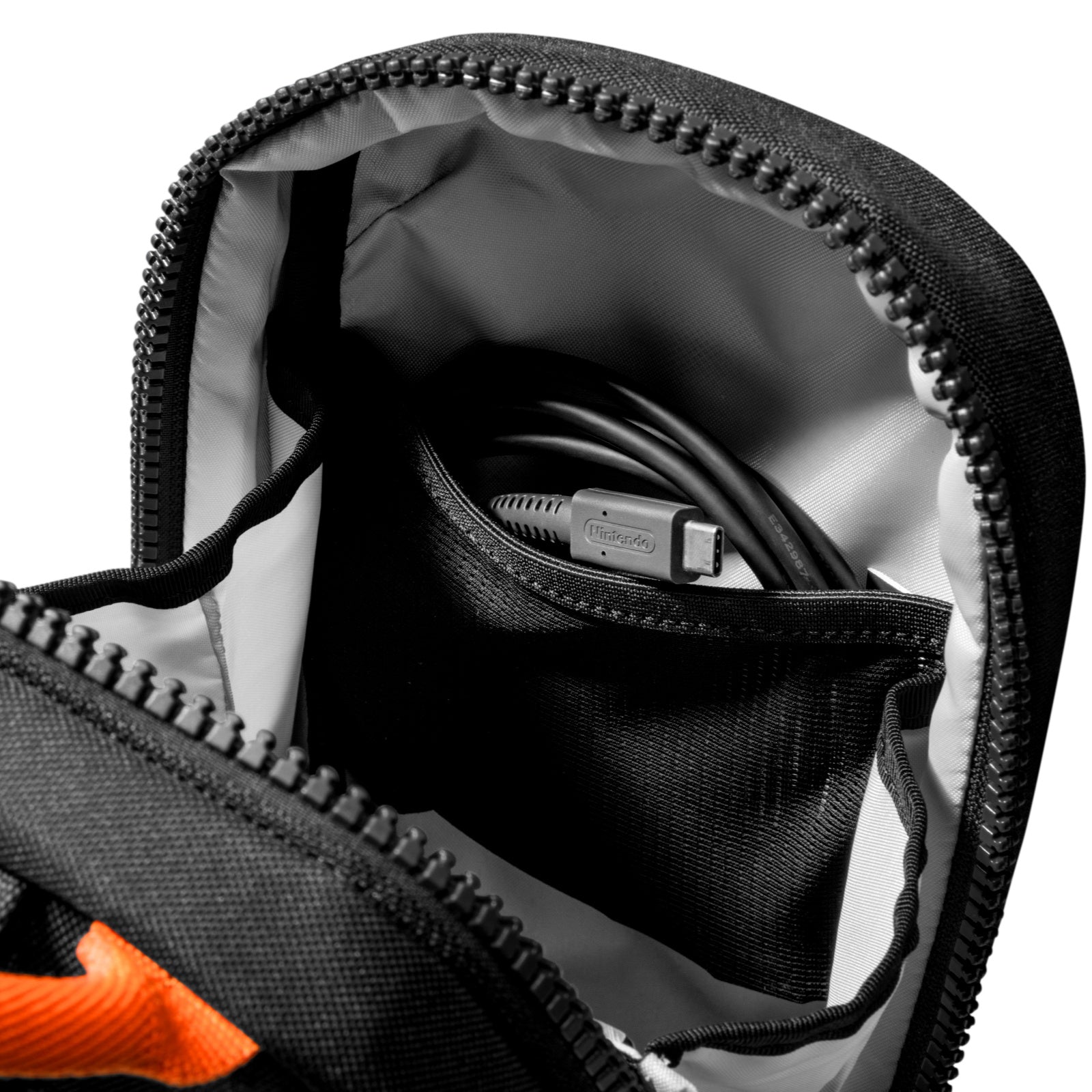 GameOn G49 Nintendo Switch 2 Sling Bag - Compact & Water-Resistant Carrying Case for Switch Console & Accessories - Perfect for Travel, Commuting & Gaming On-The-Go