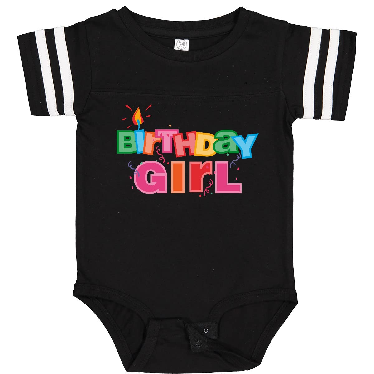 Inktastic Birthday Girl Letters Baby Bodysuit - Cute Outfit for Baby's First Birthday Party & Photo Shoots