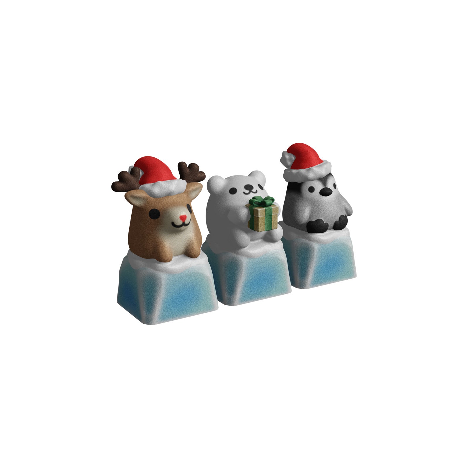 HX3D Custom Keycap Holiday Collection Set - Christmas, Halloween, Easter Themed Keycaps for Mechanical Keyboards - Perfect for Gaming, Typing & Custom Keyboard Builds