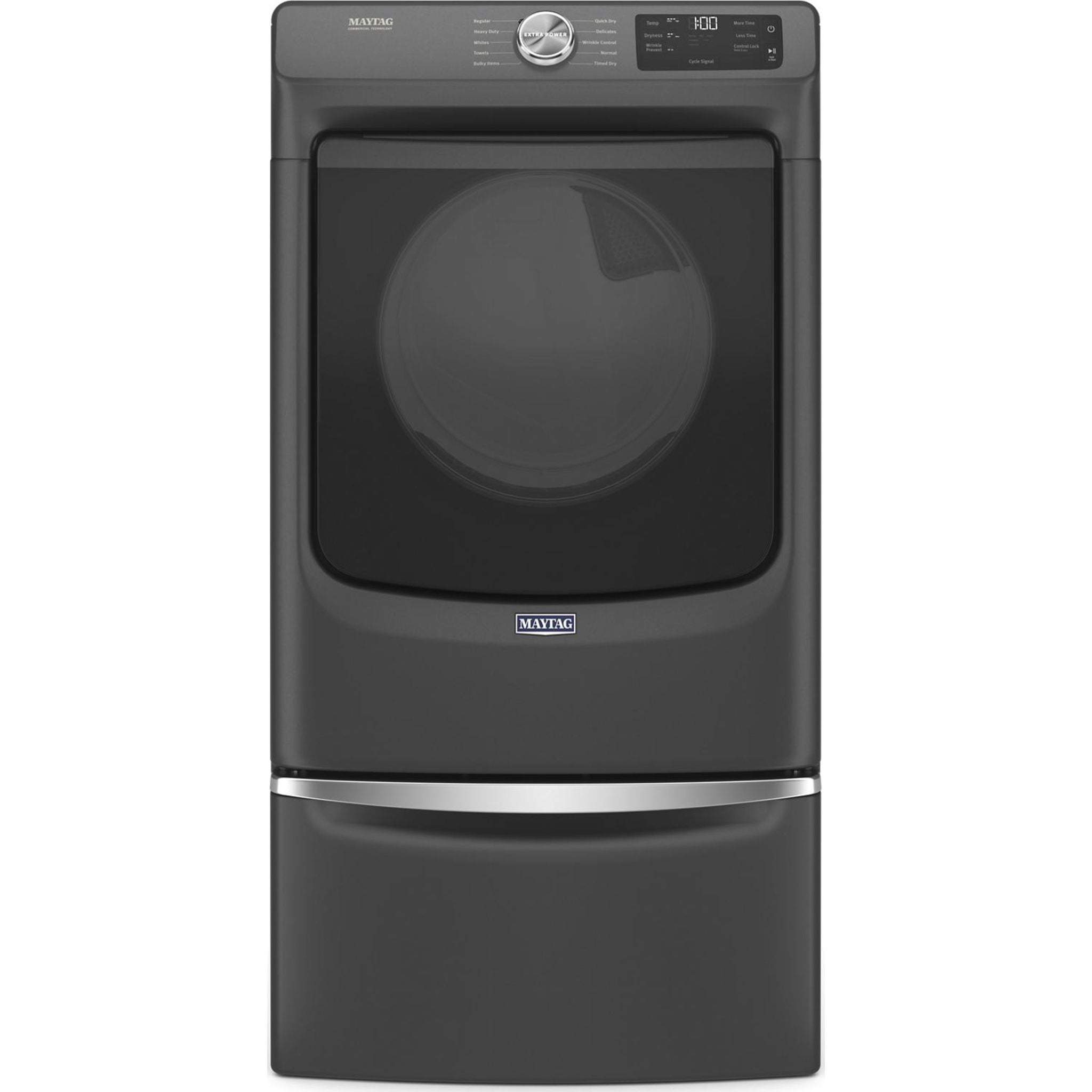 Maytag MHW6630MBK Front Load Washer - 4.5 Cu. Ft. Capacity, Energy Star Certified, Volcano Black - Perfect for Laundry Rooms & Apartments