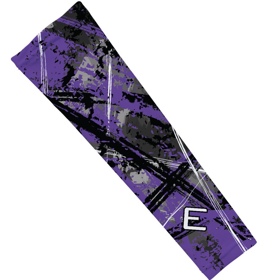 Wicked Purple Arm Sleeve - UV Protection & Compression Support for Basketball, Running & Outdoor Sports