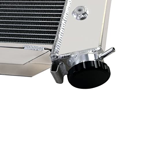 1975-1979 Ford Lincoln Montego Mercury Cougar LTD II V8 Aluminum Radiator - 3 Row Cooling System with 2x12