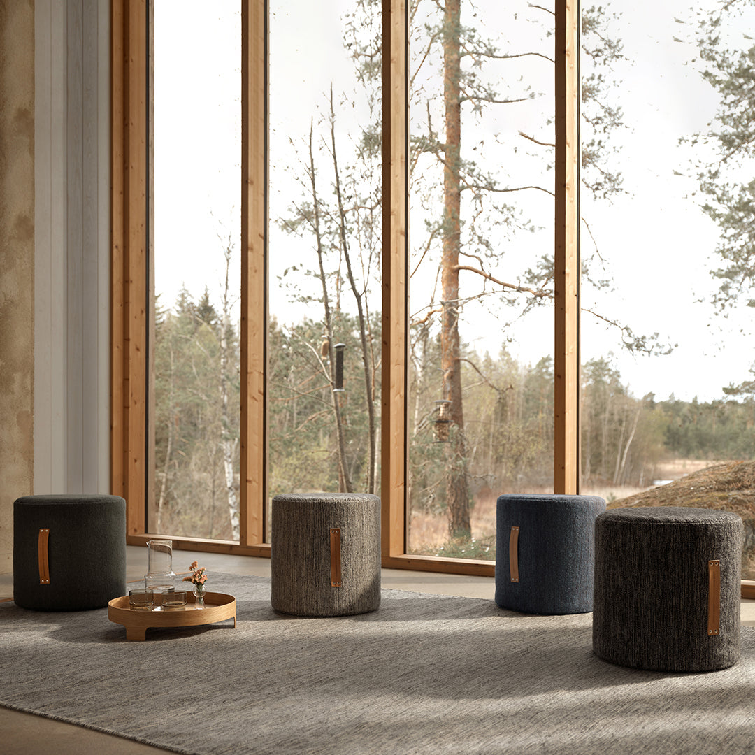 Bergstrom Bjork Stool - Modern Scandinavian Design by House Stockholm - Perfect for Living Room, Dining Area & Office Decor